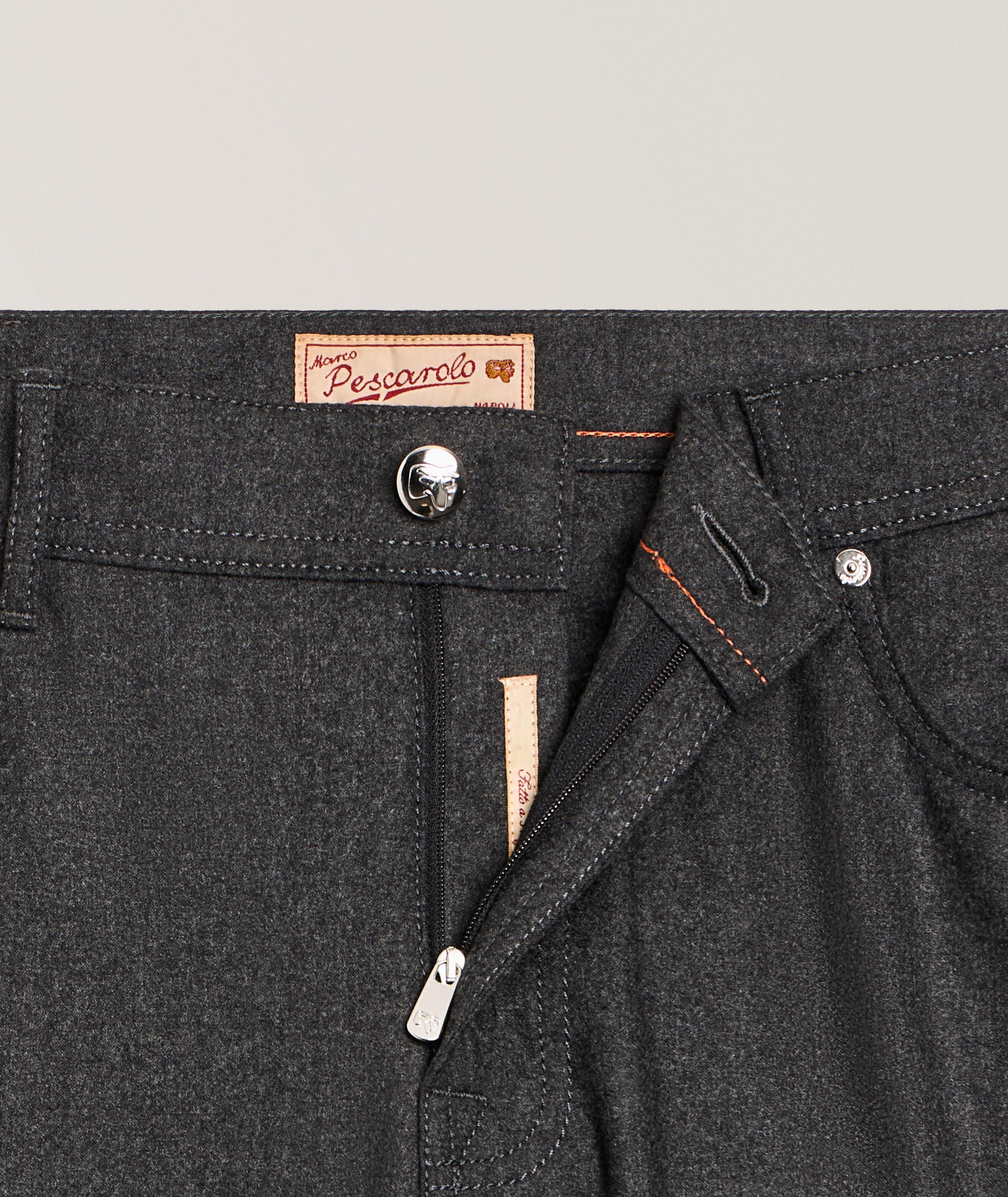Neranom Stretch-Cashmere Five-Pocket Pants image 4