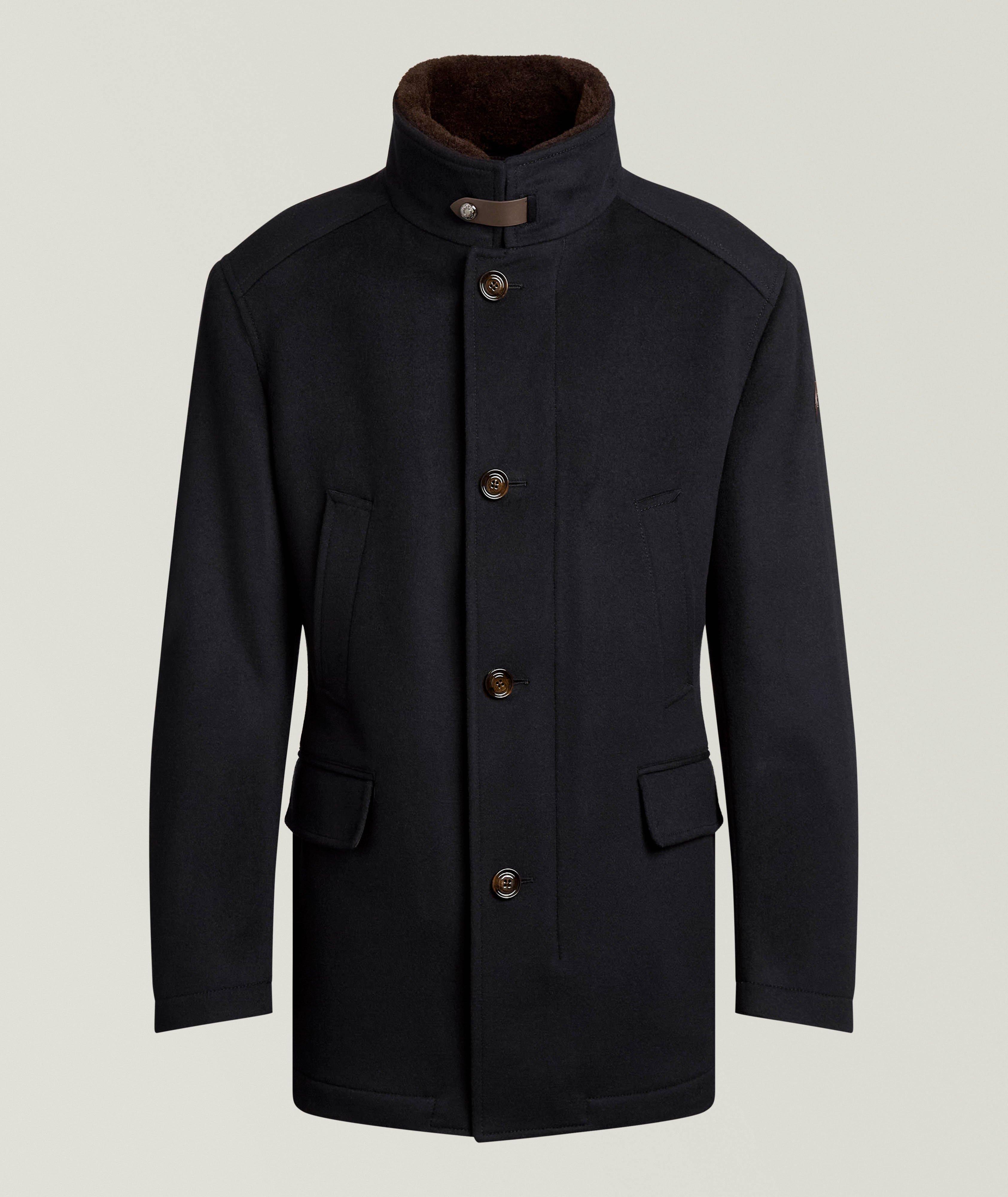 JOOP! Veste laine-mélange bavette amovible Gary