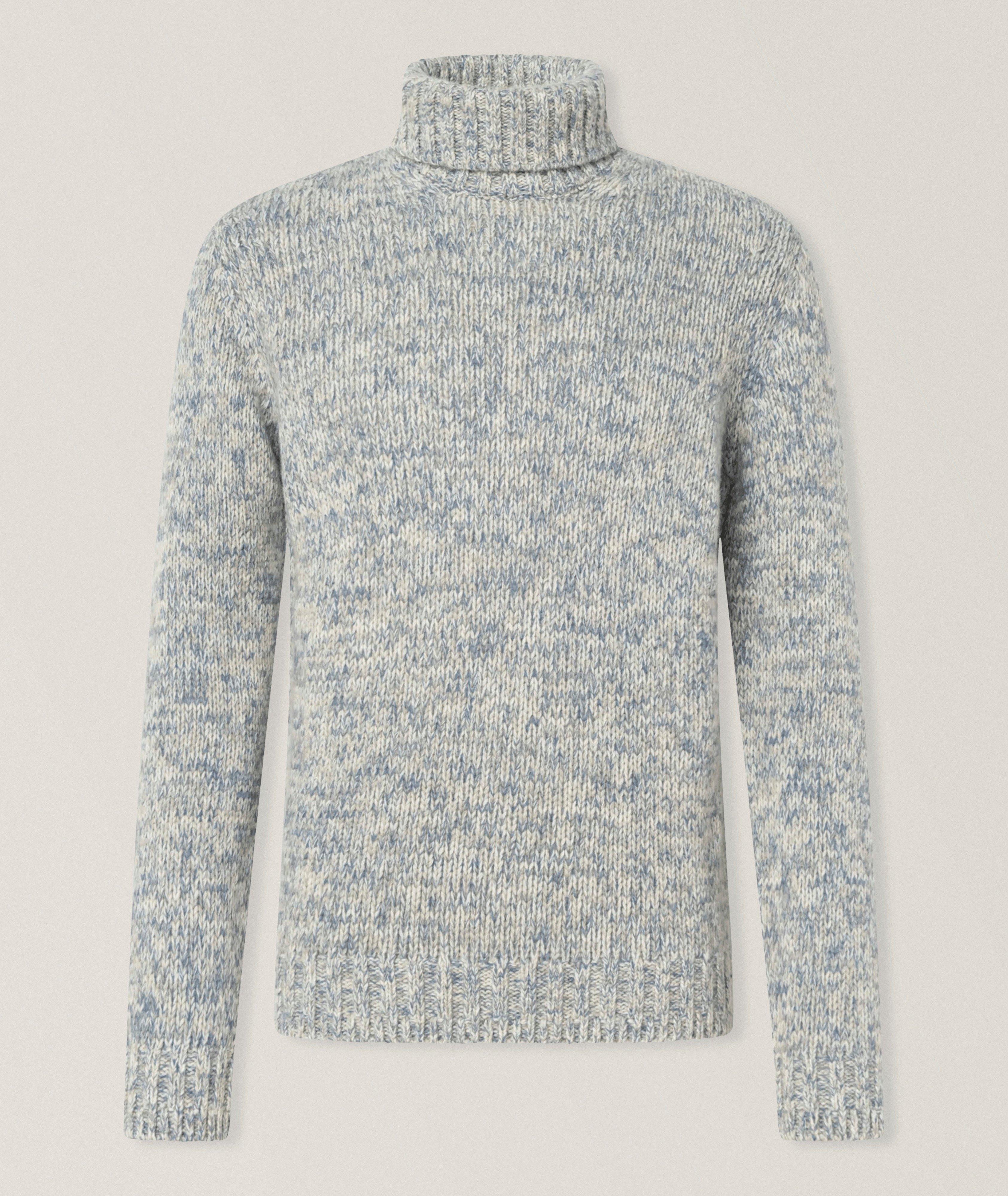 JOOP! Valtino Mélange Wool-Blend Turtleneck Sweater