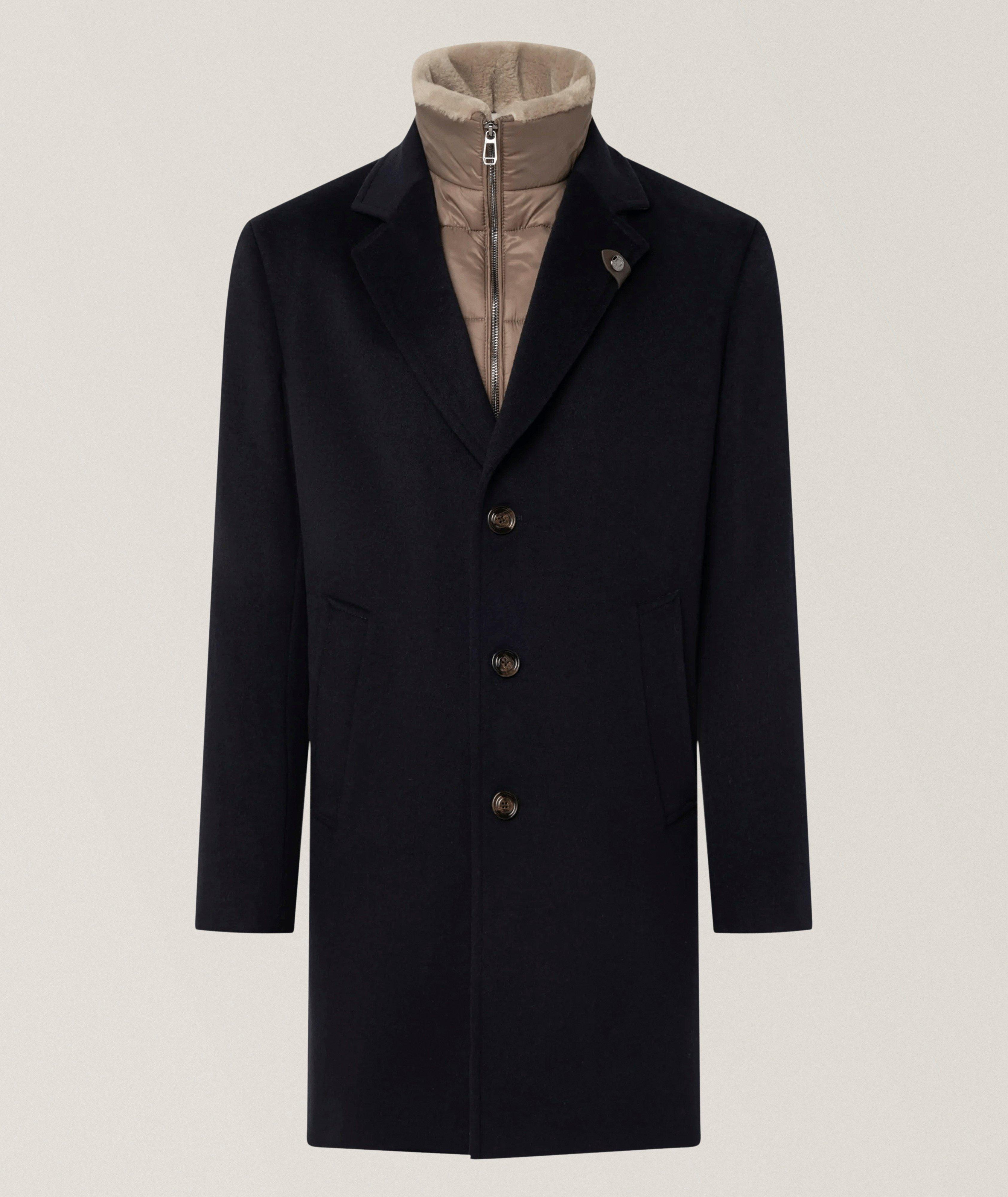 JOOP! Manteau laine-mélange bavette amovible Morris
