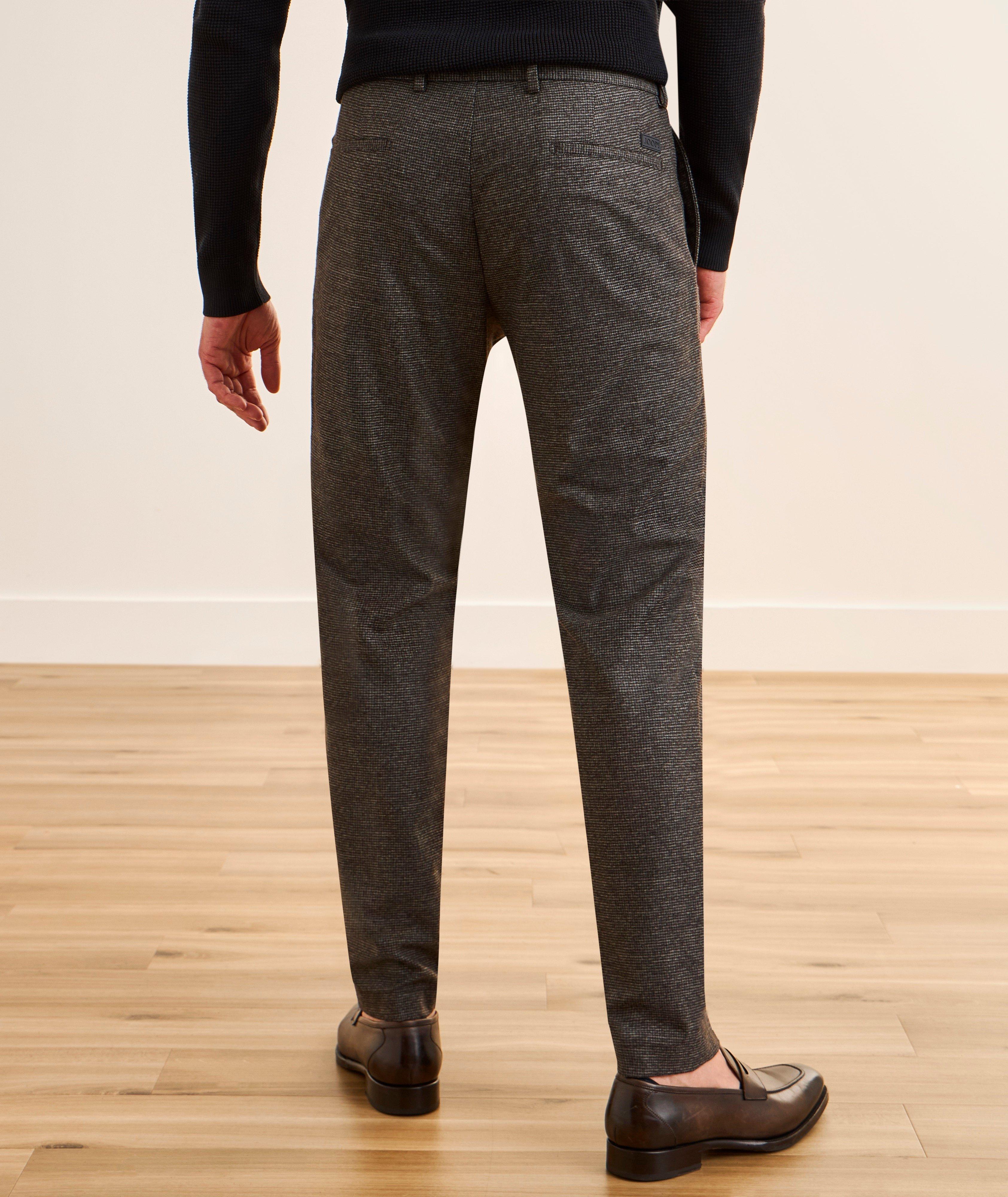 Micro-Houndstooth Tapered Pants image 3