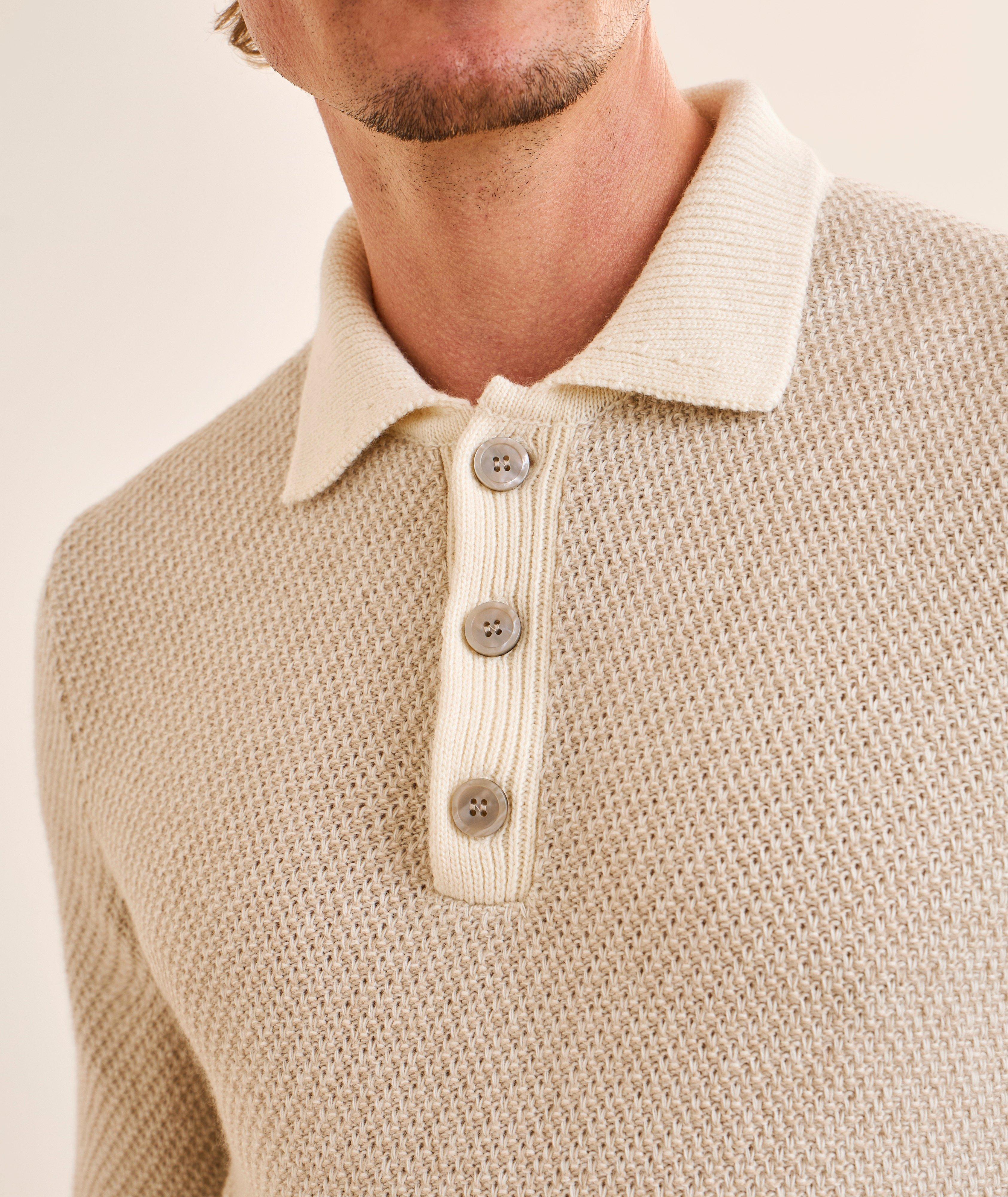 JOOP BEIGE CNTRST LS POLO image 4