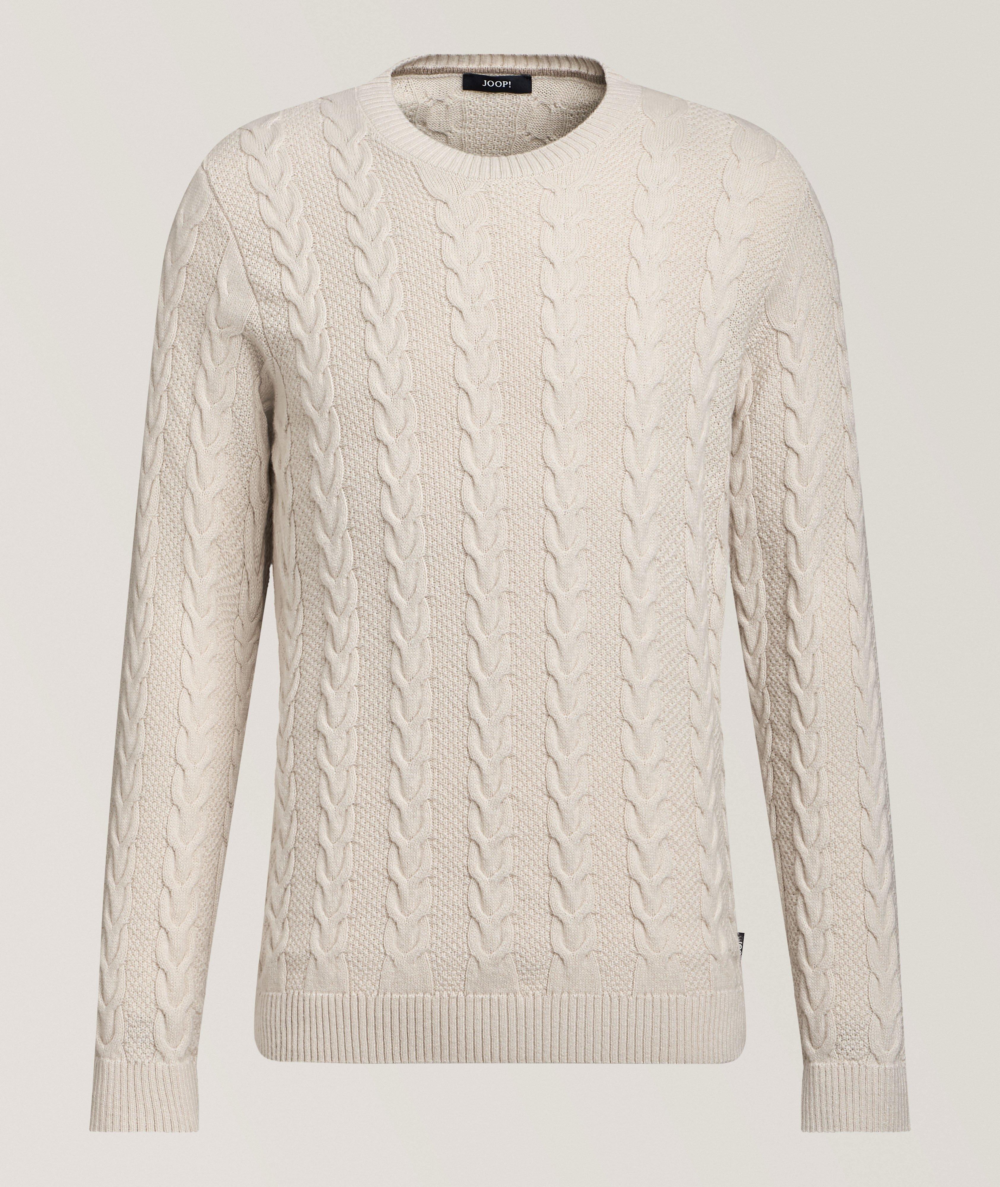 JOOP! Cable Knit Wool-Blend Sweater