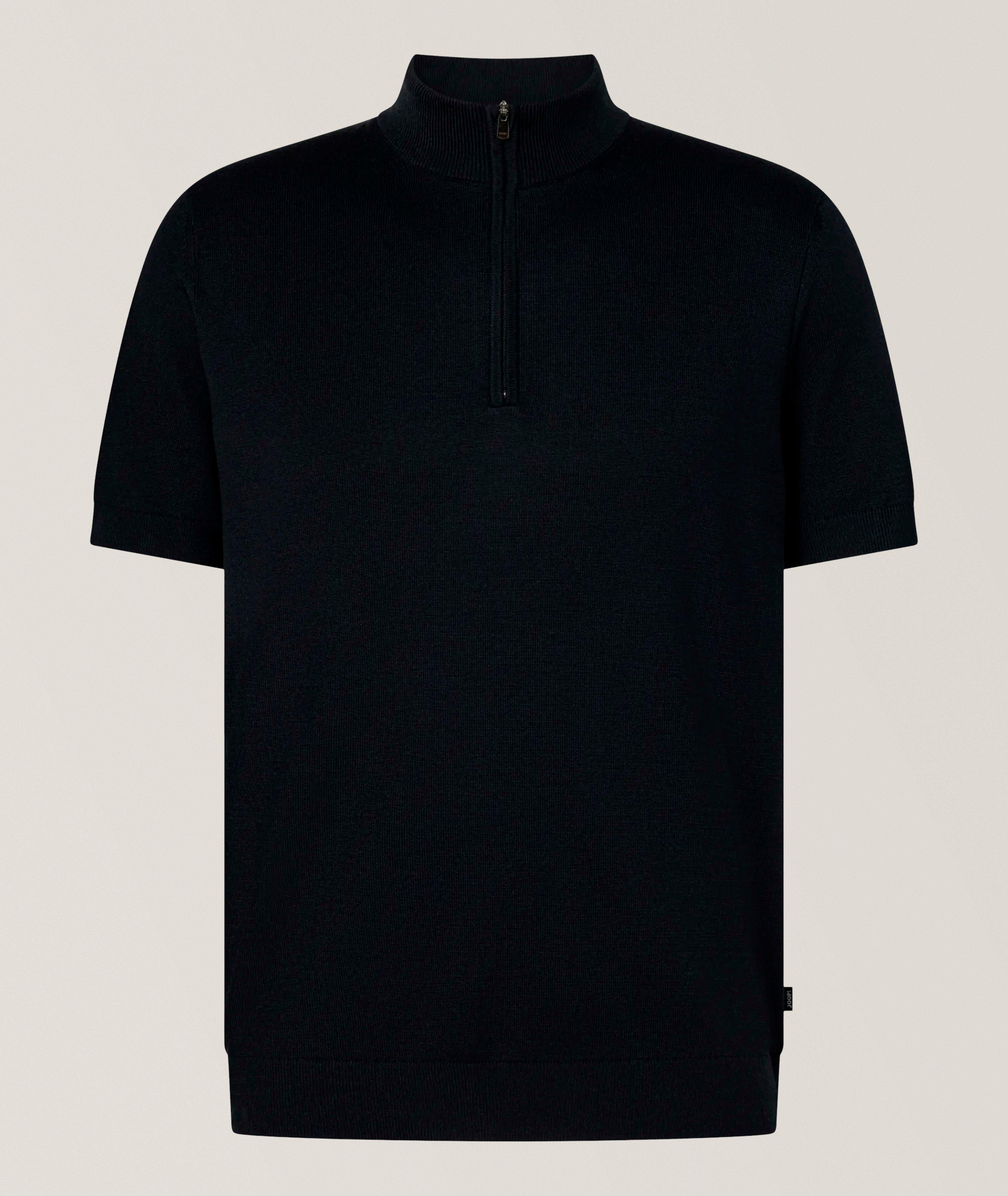 JOOP! Pull quart-zippé manches-courtes
