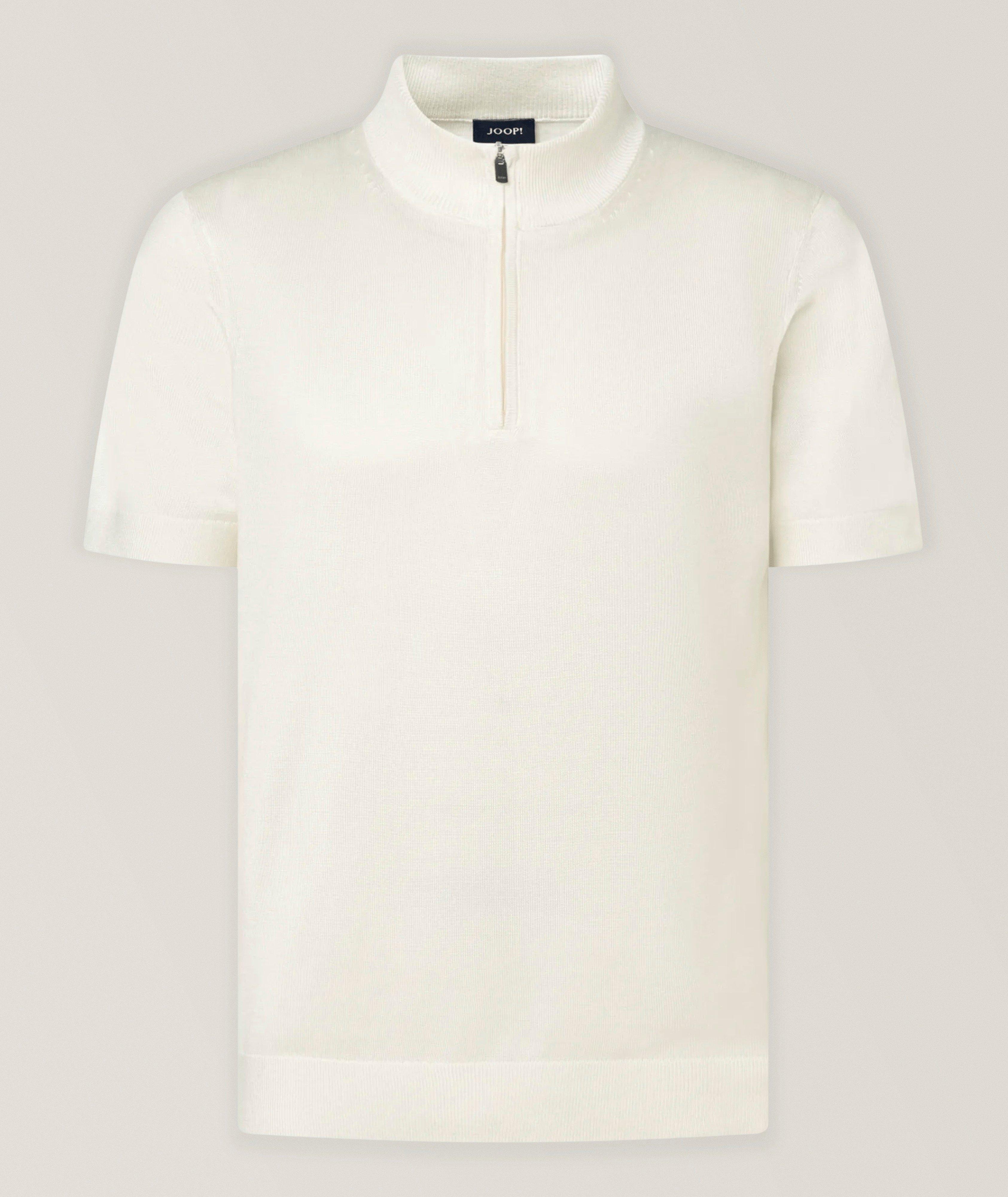 JOOP! Pull quart-zippé manches-courtes