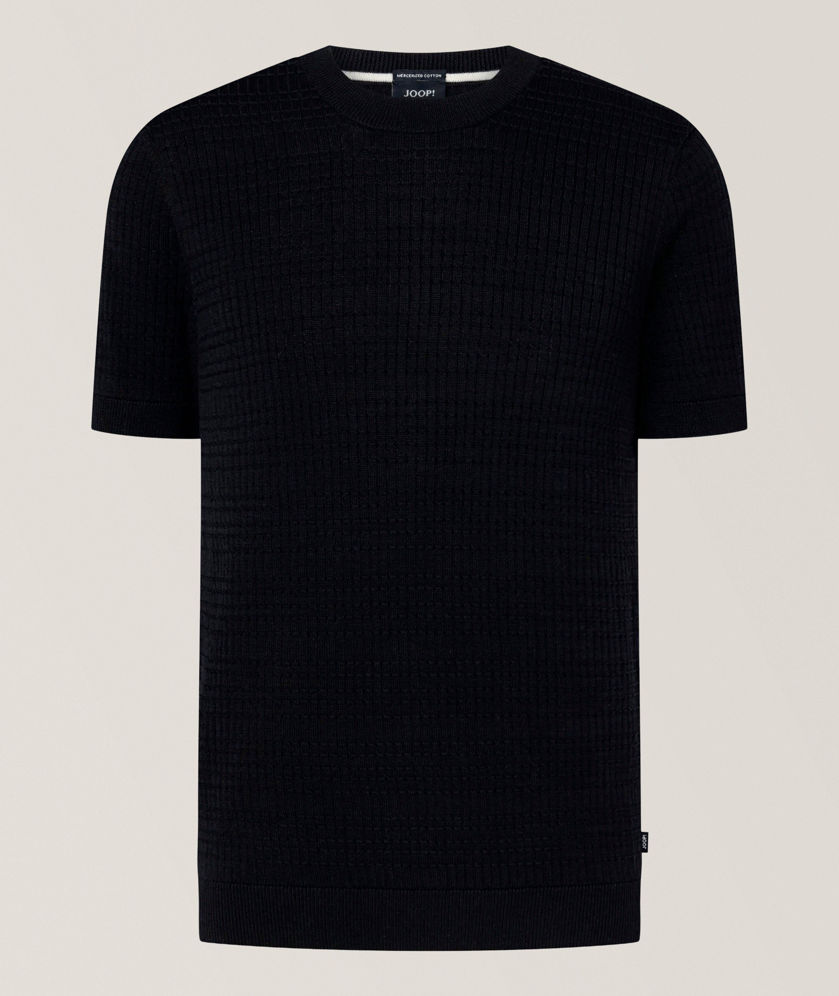 Textured Knit T-Shirt image 0