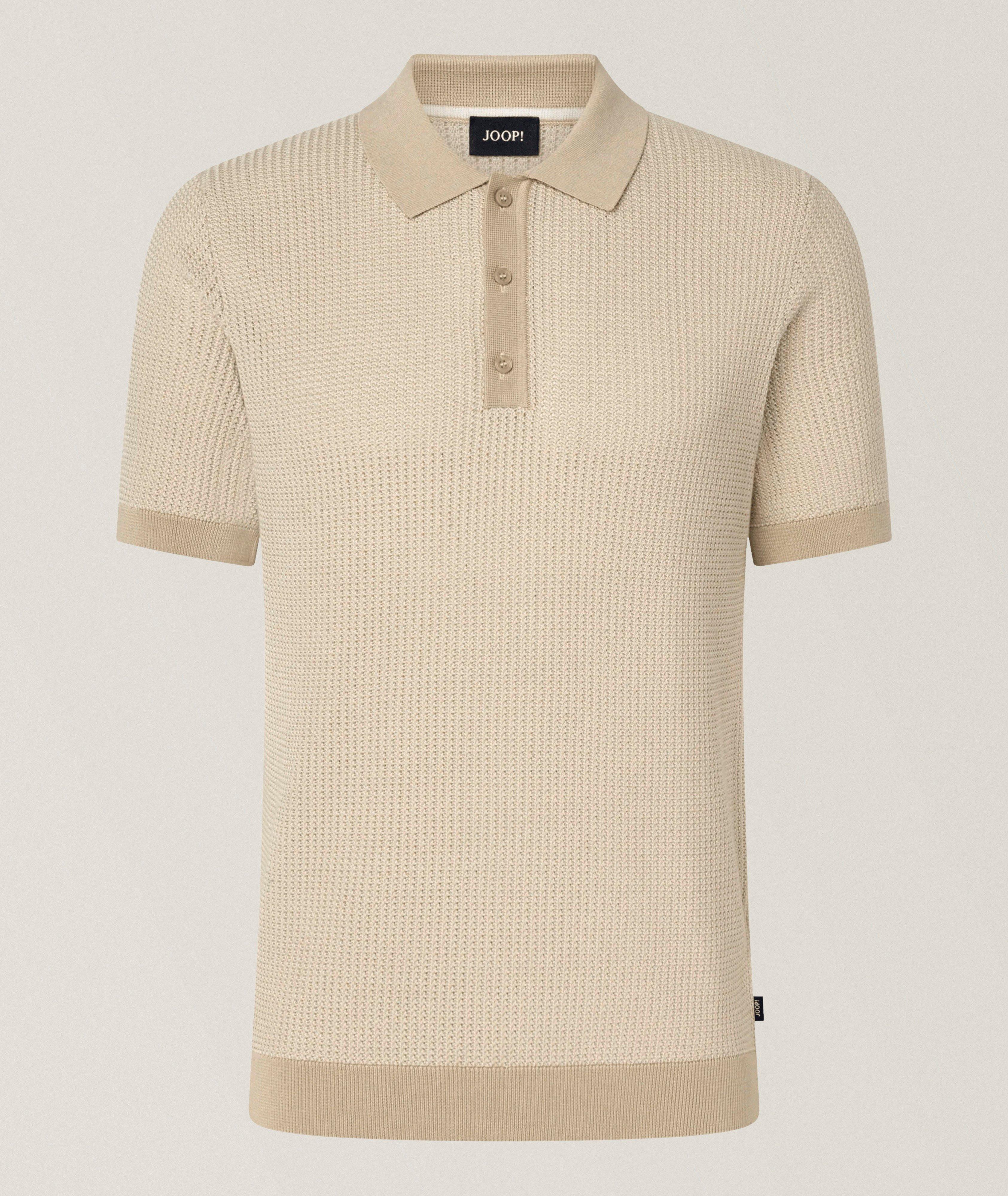JOOP! Textured Knit Polo