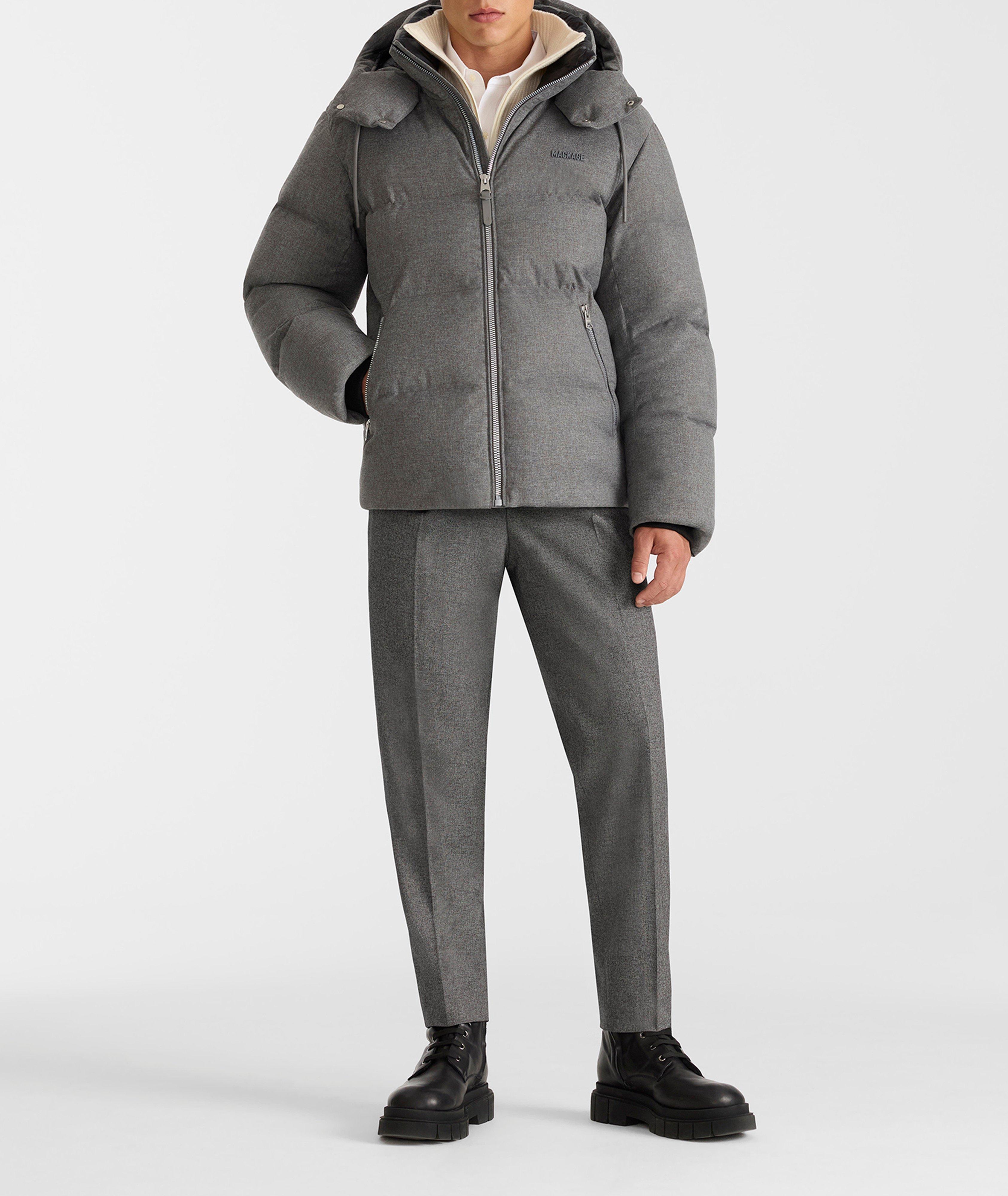 Kent Flannel Down Puffer Jacket image 6