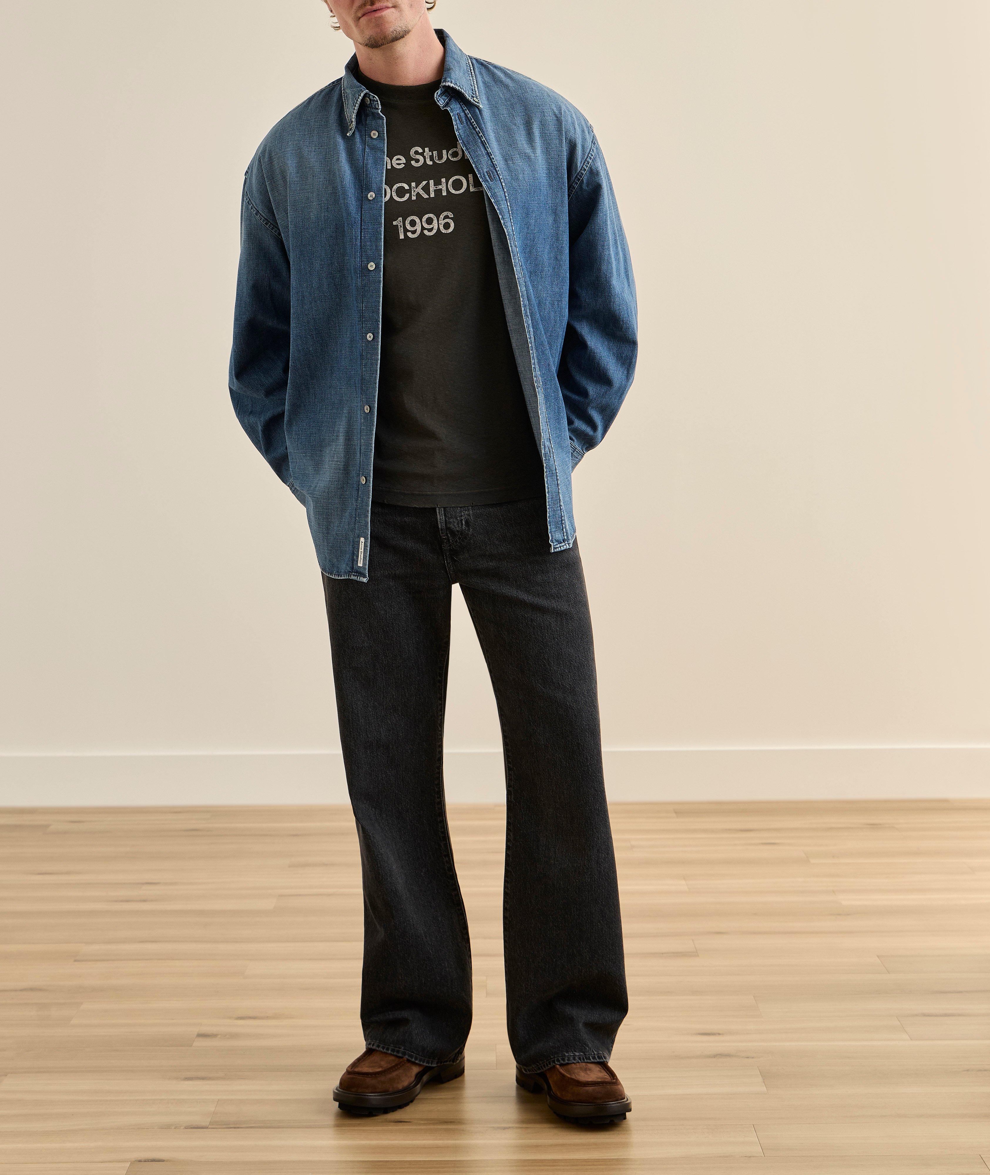 2021 Faded Loose-Fit Jeans image 4