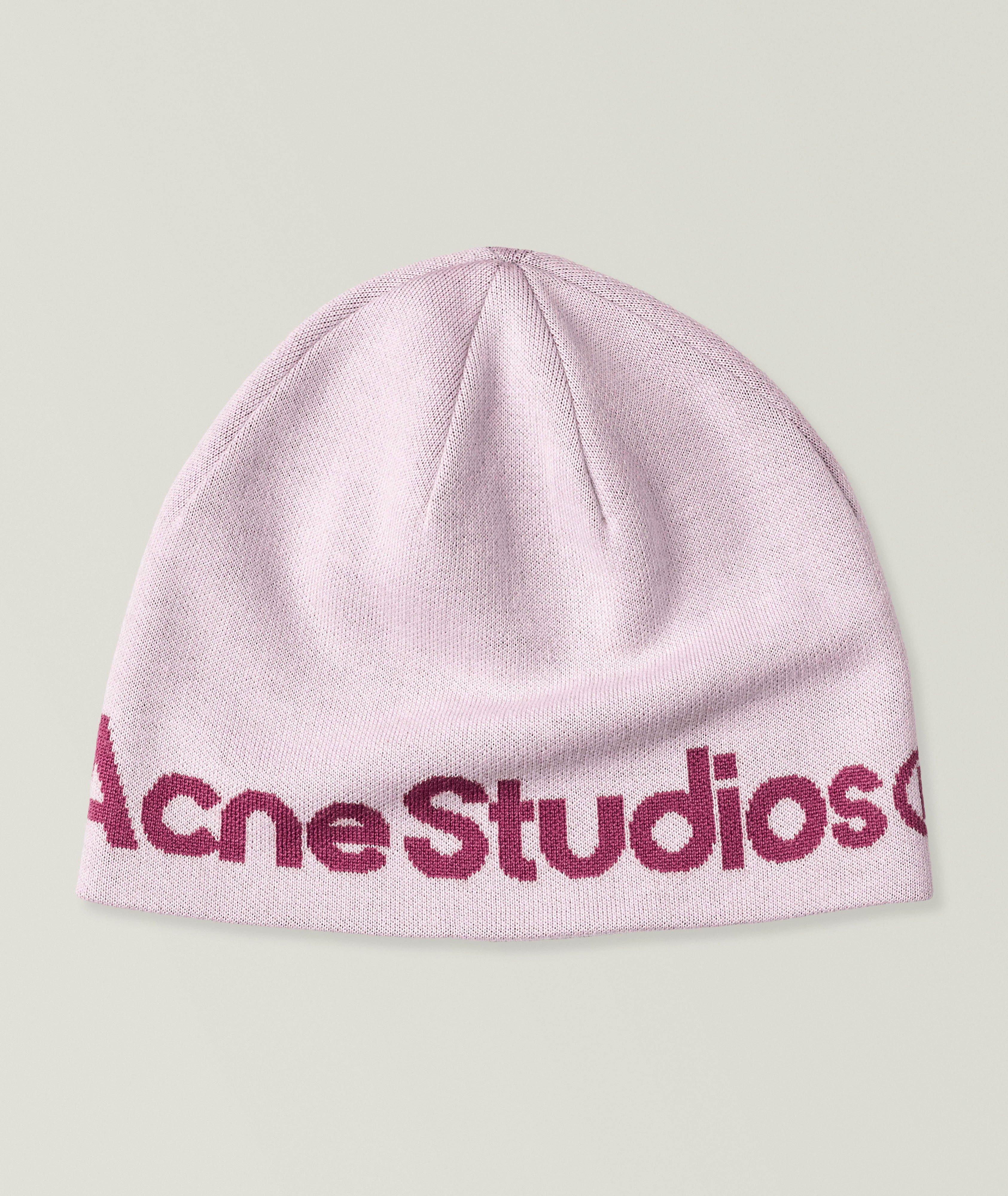Acne Studios Sport Logo Wool-Blend Beanie