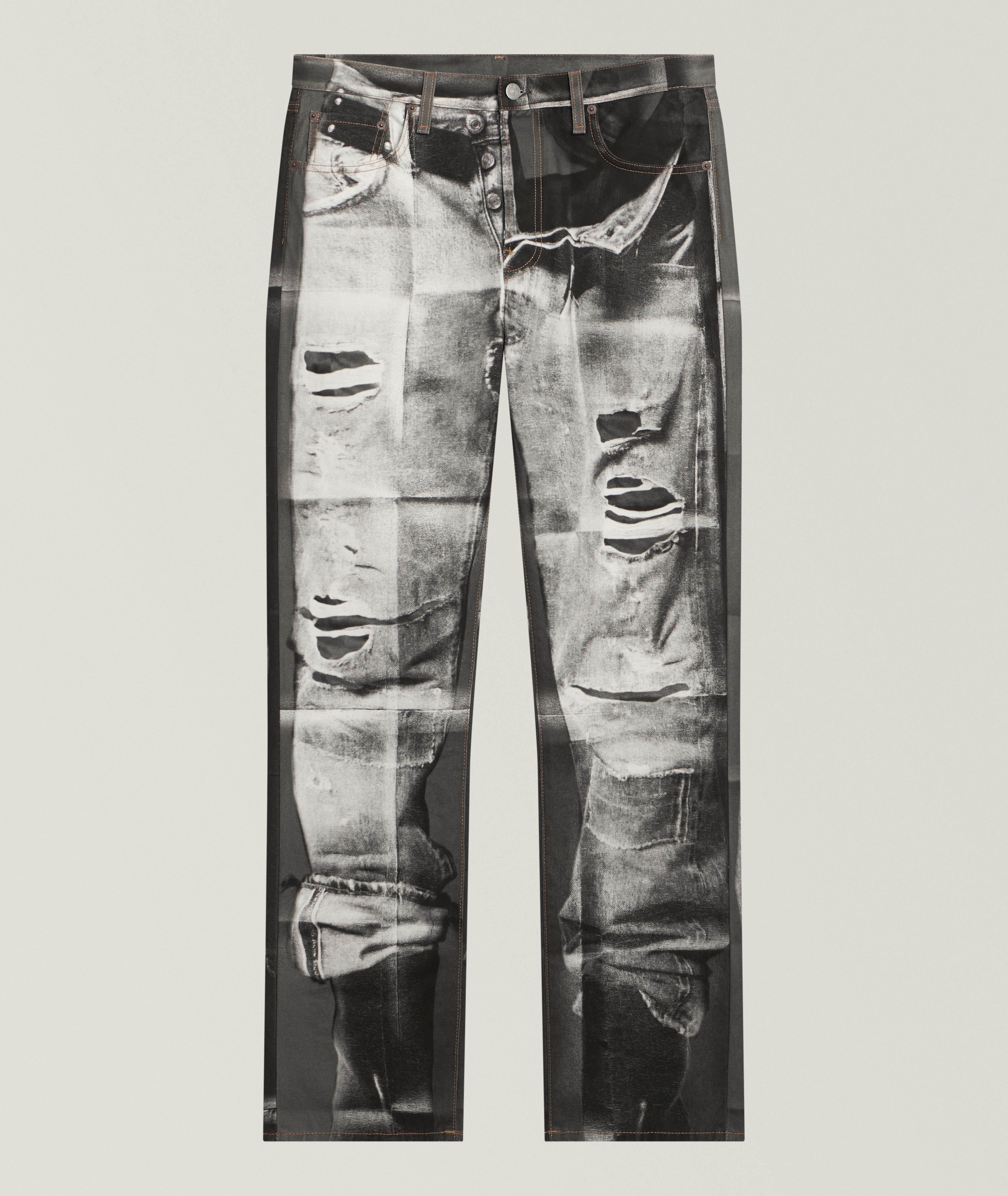 Acne Studios 1996 Trompe-L'Oeil Photocopy Straight Jeans