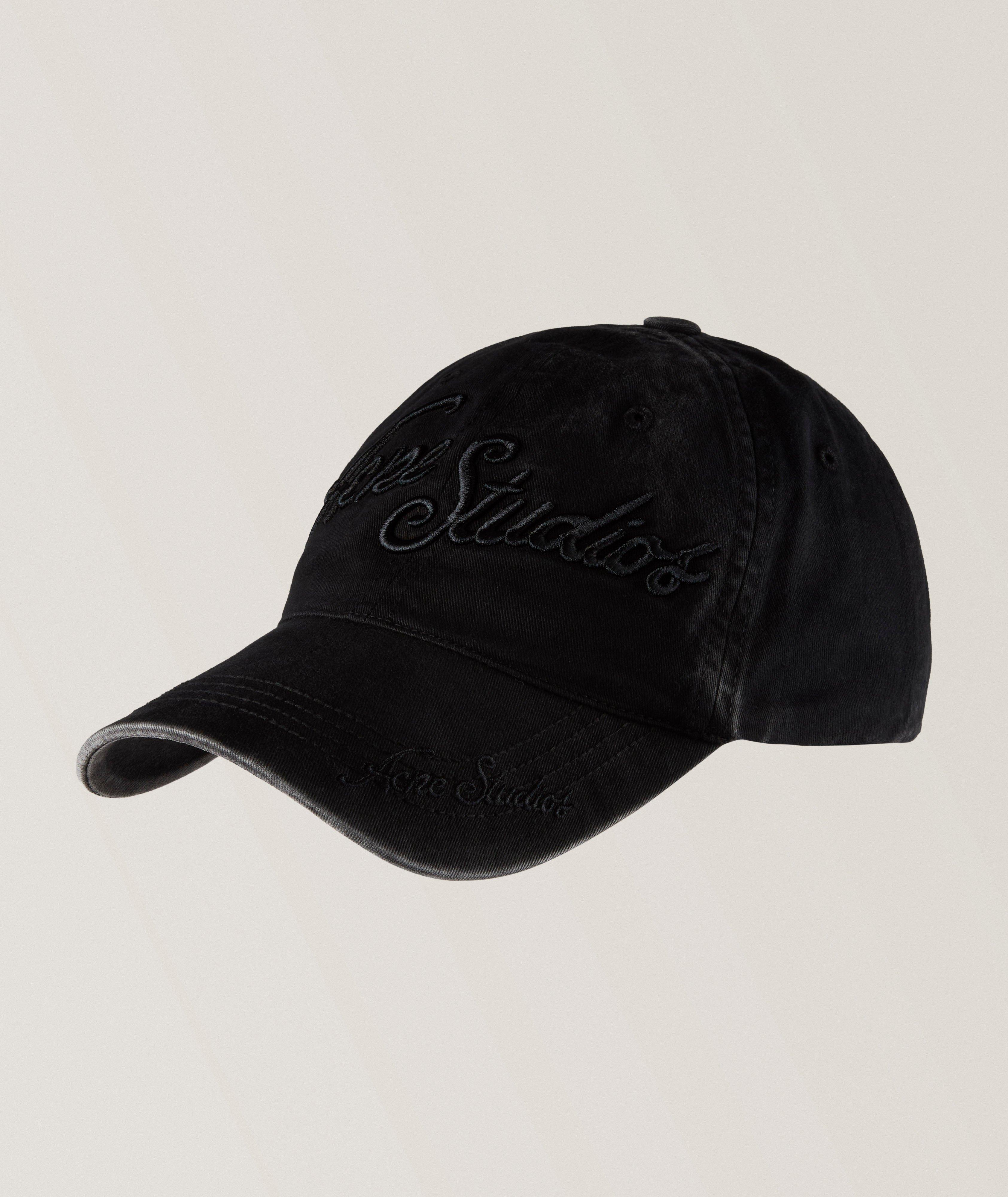 Acne Studios Embroidered Script Logo Baseball Cap