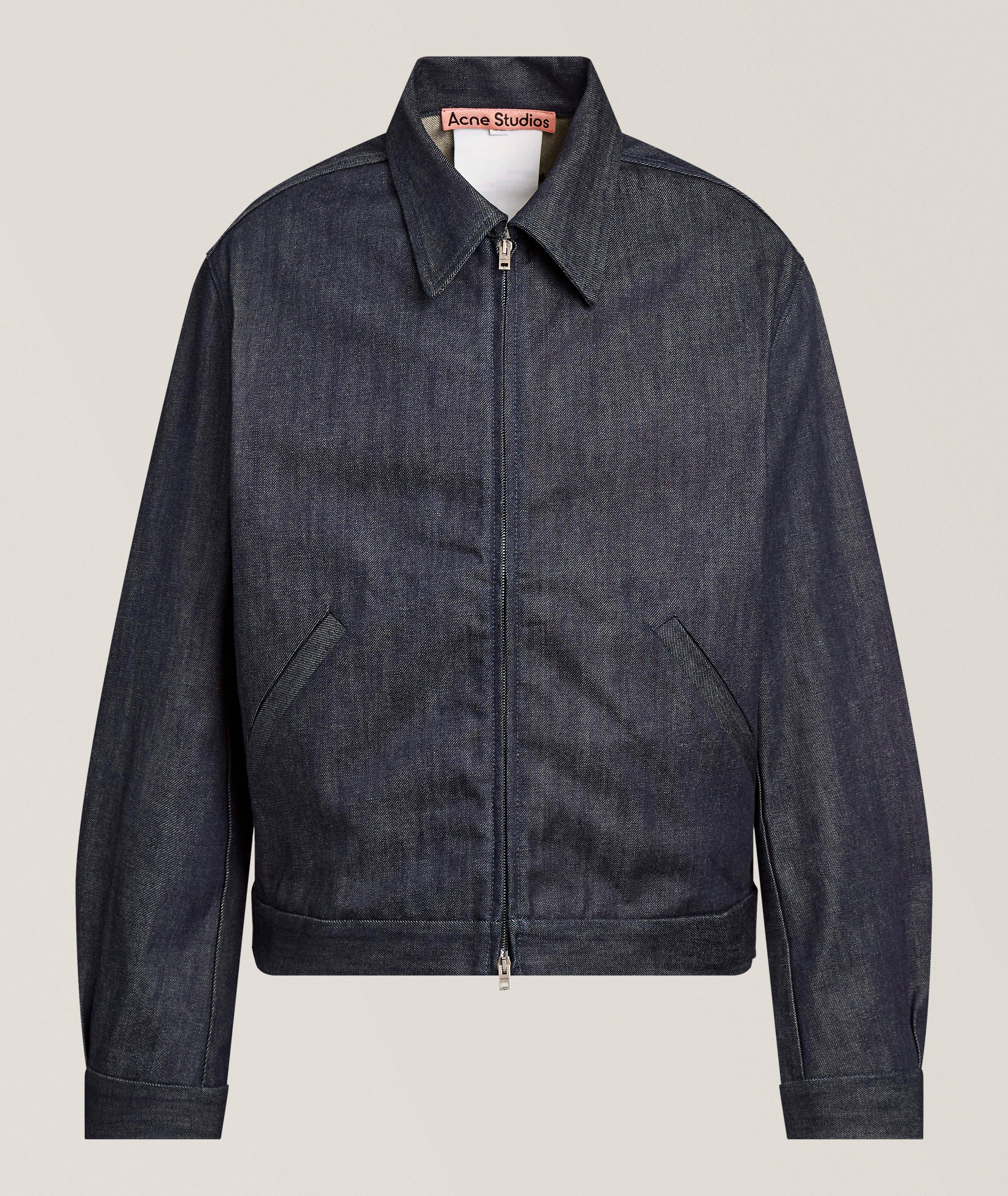 Acne Studios Branded Selvedge Denim Jacket
