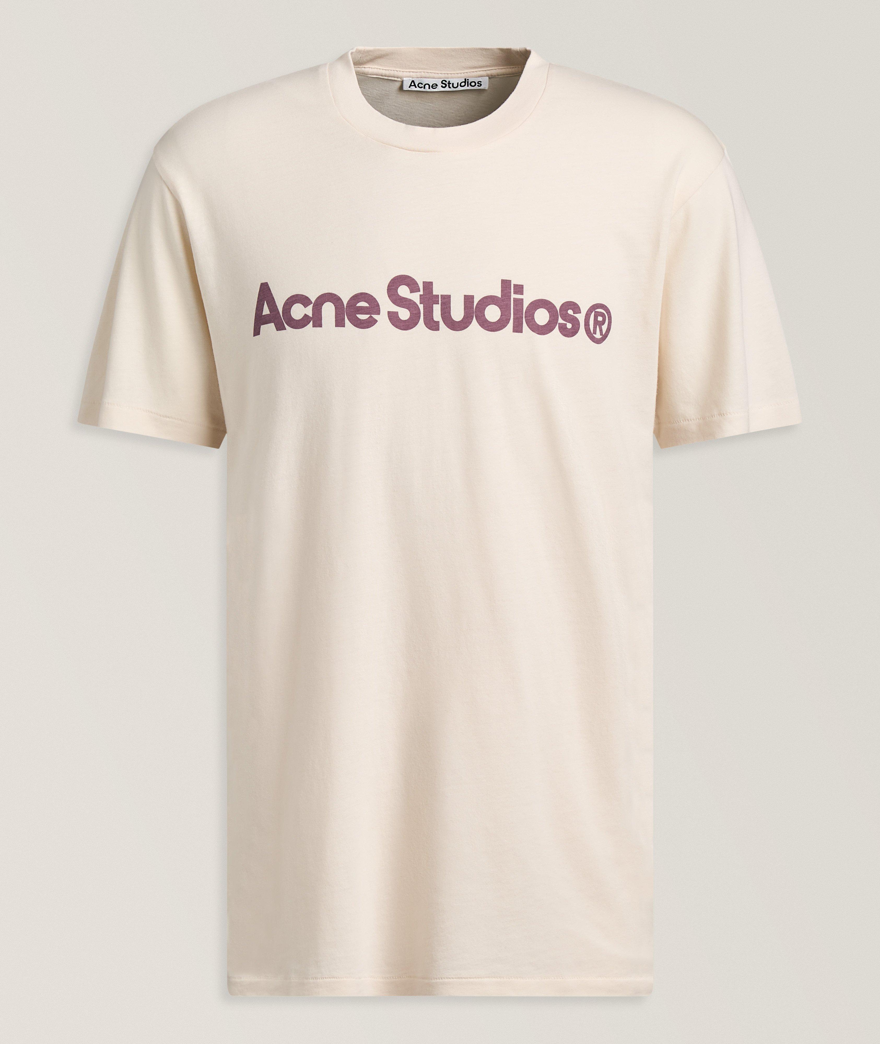 Acne Studios Logo Cotton-Viscose T-Shirt