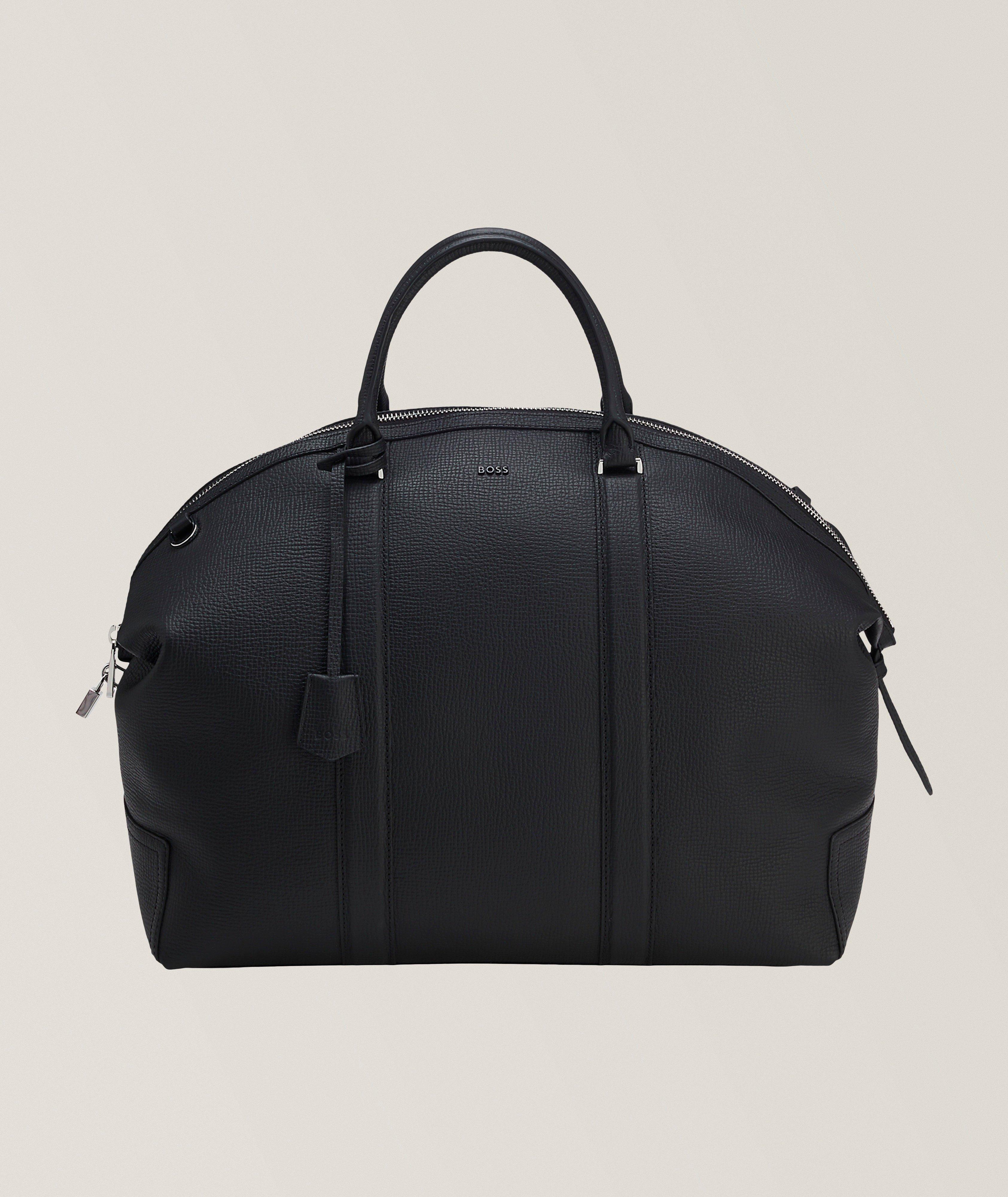 BOSS Derwil Leather Holdall 