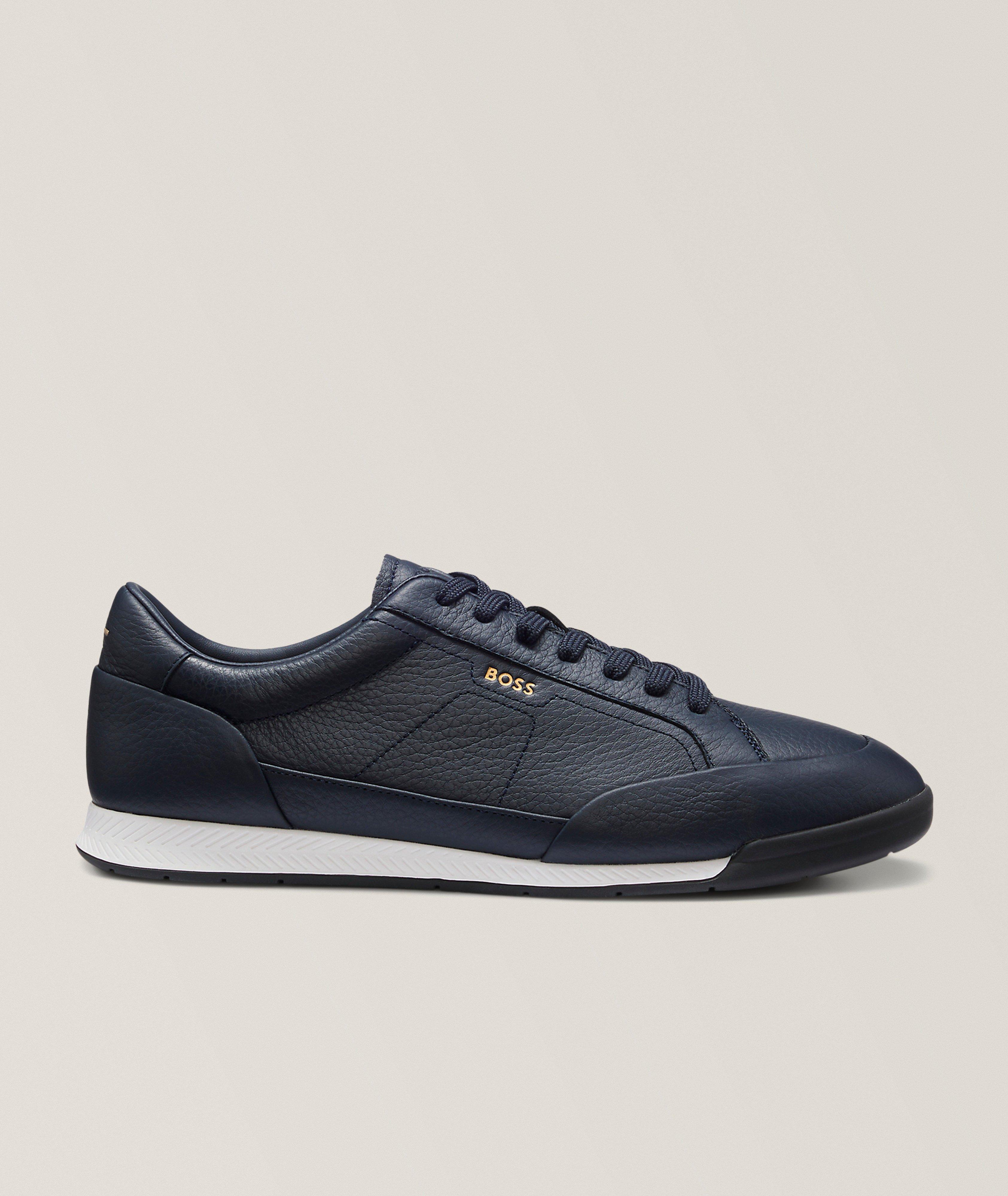 BOSS Nitan Leather Sneakers