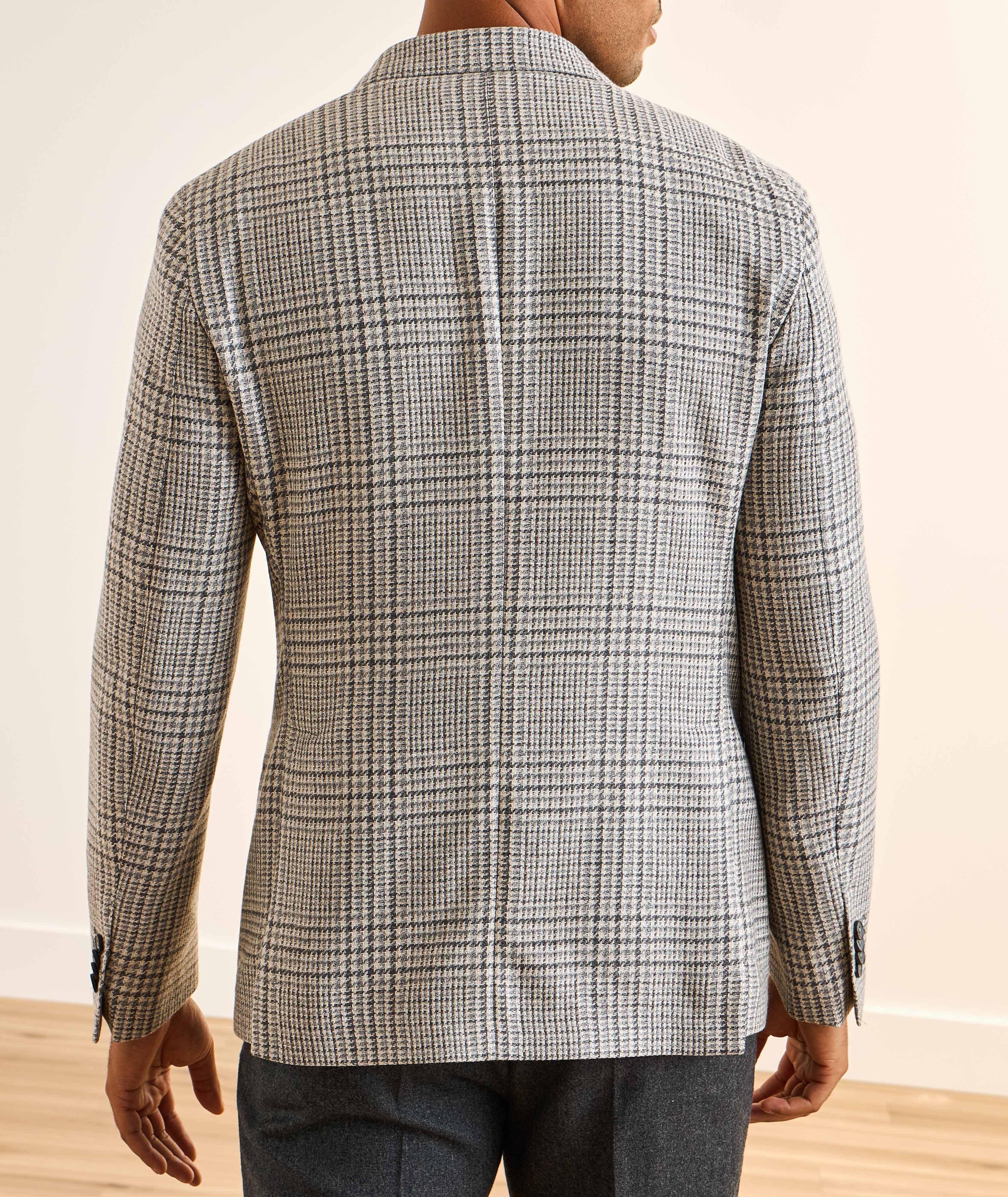 Glen Plaid Wool-Blend Sport Jacket image 2