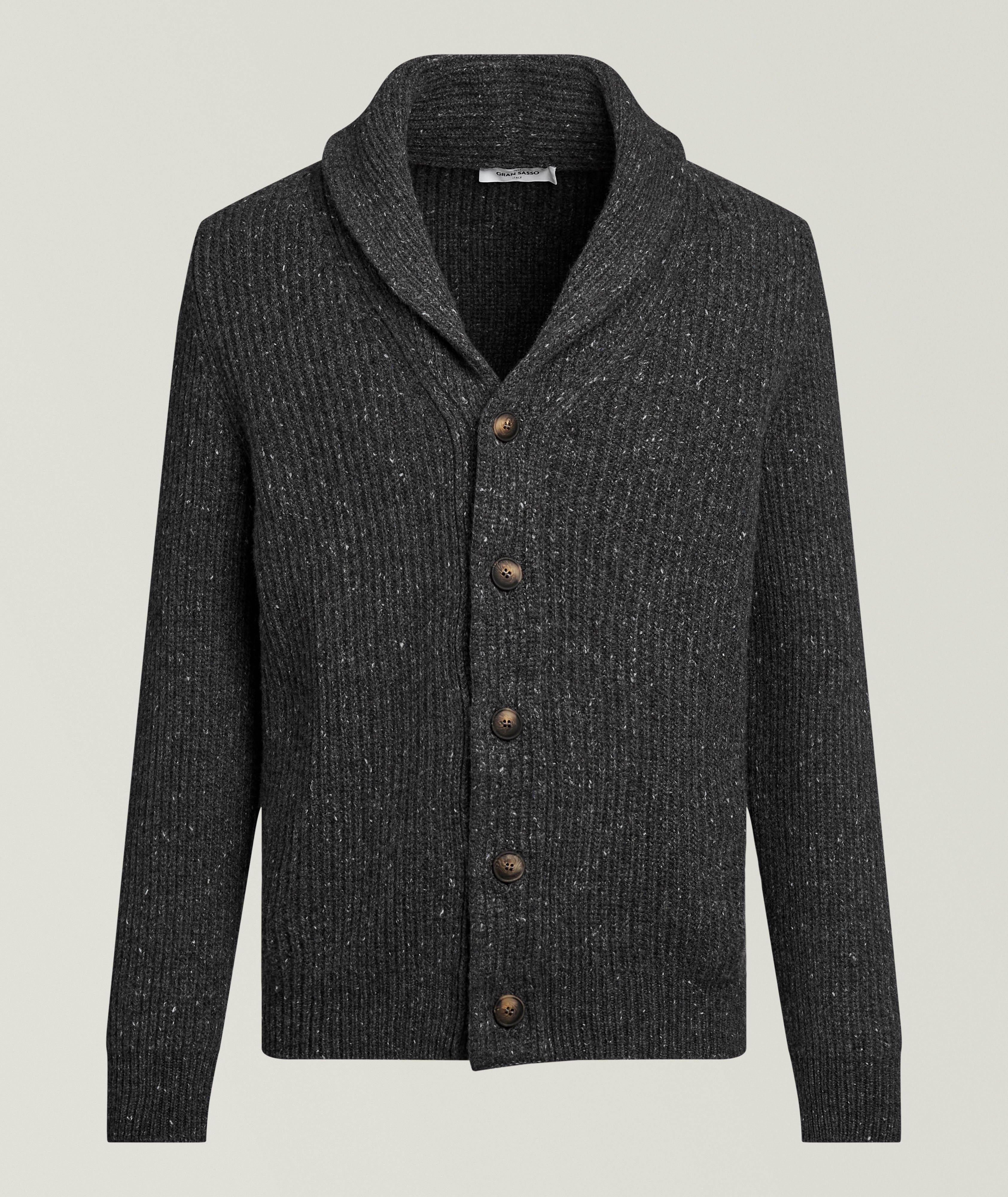 Gran Sasso GS CHARCOAL DONEGAL SHAWL CRDGN