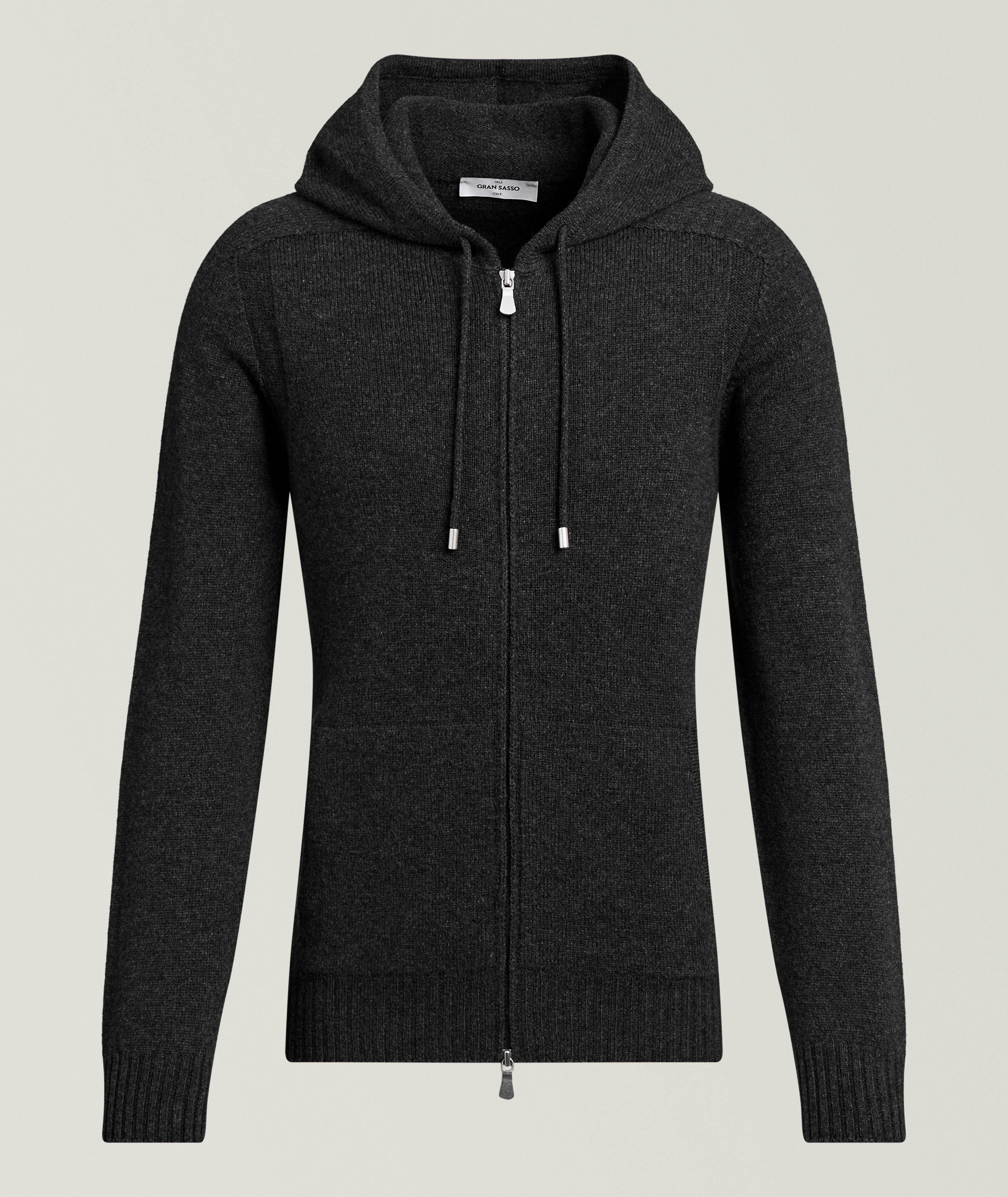 Gran Sasso Mélange Super Geelong Wool Hooded Sweater 