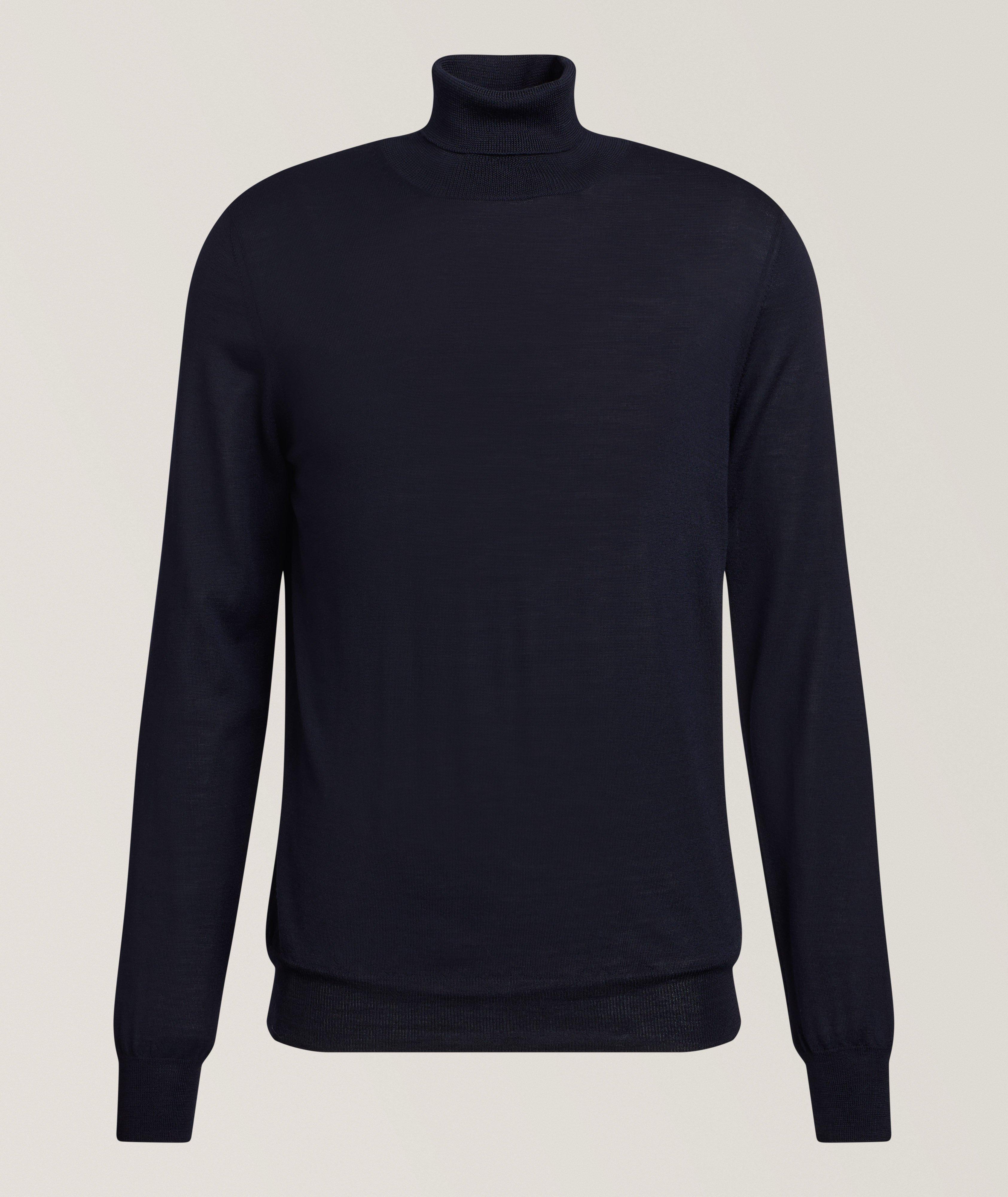 Gran Sasso Super Tasmania 120s Wool Turtleneck Sweater