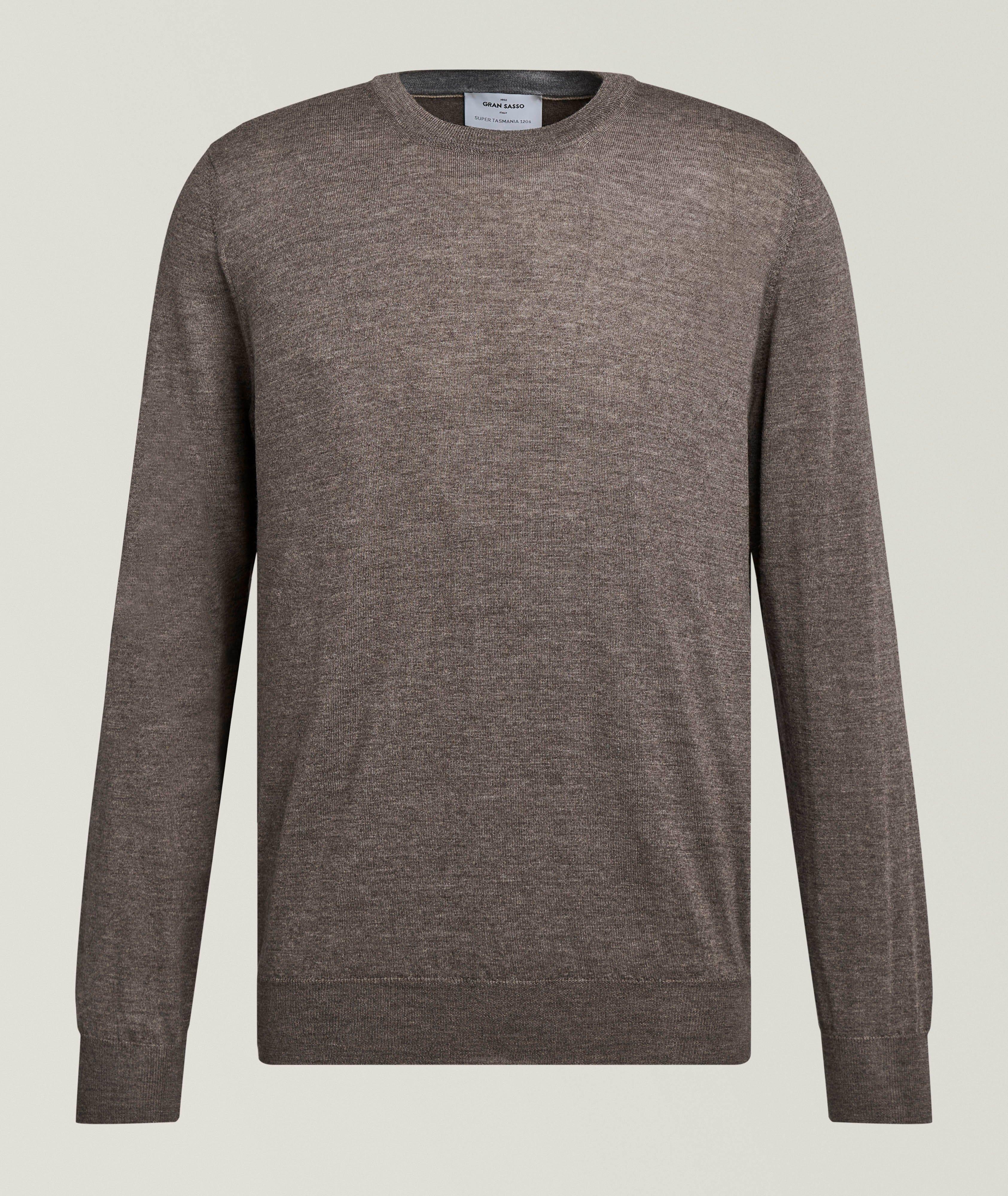 Gran Sasso Pull encolure ronde laine Super Tasmania 120s