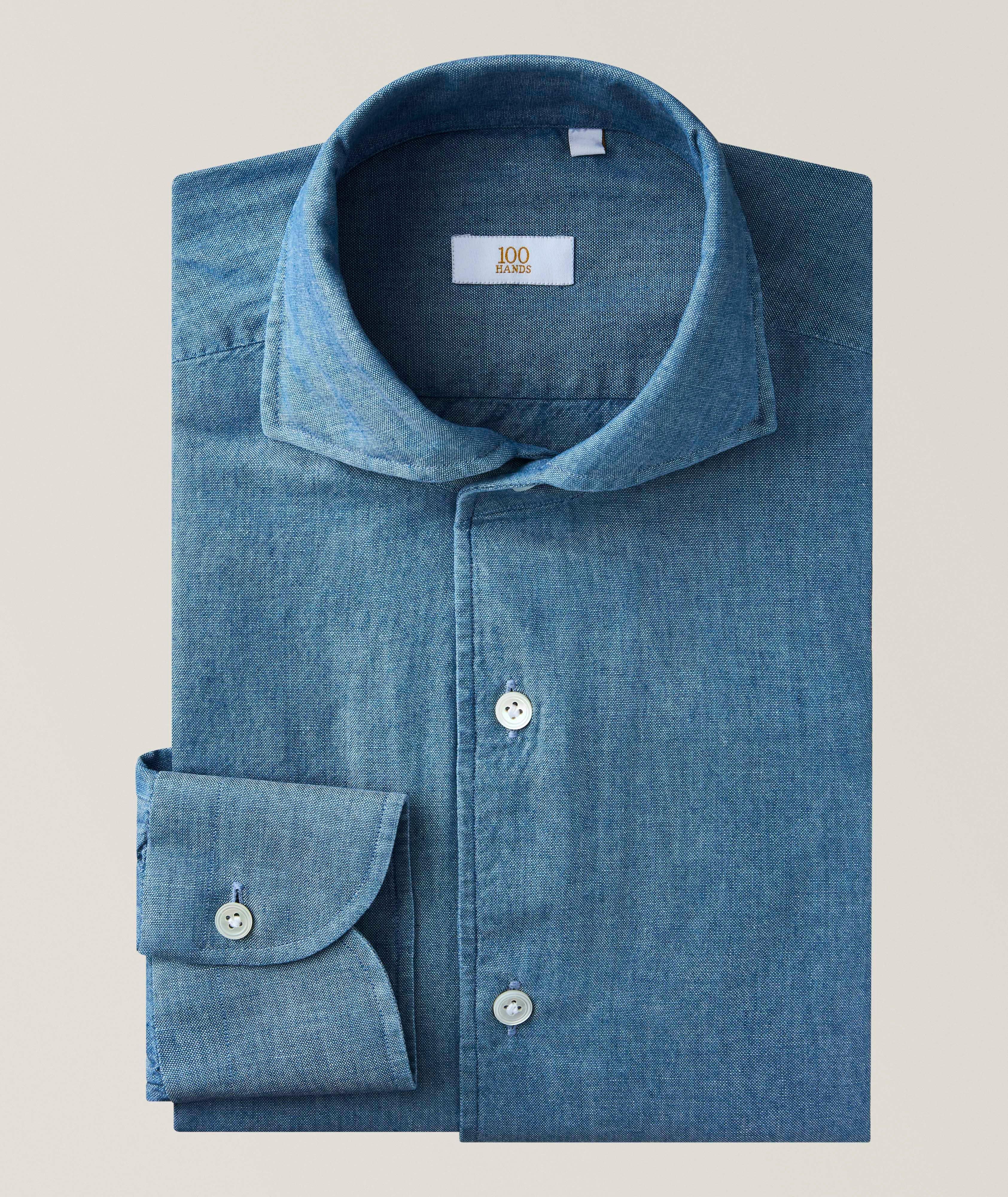 Cotton Chambray Dress Shirt  image 0