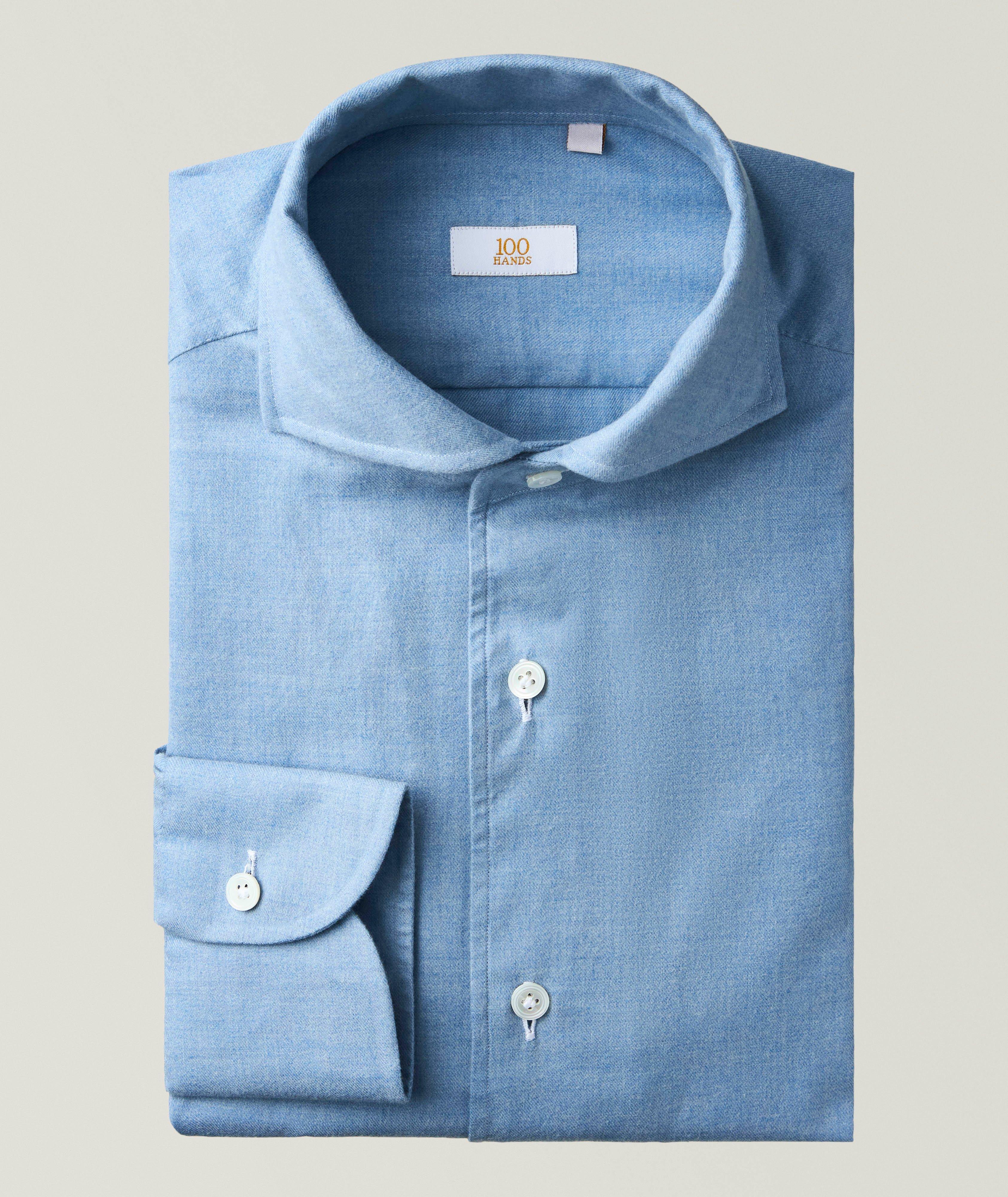 100 Hands Chemise habillée flanelle coton