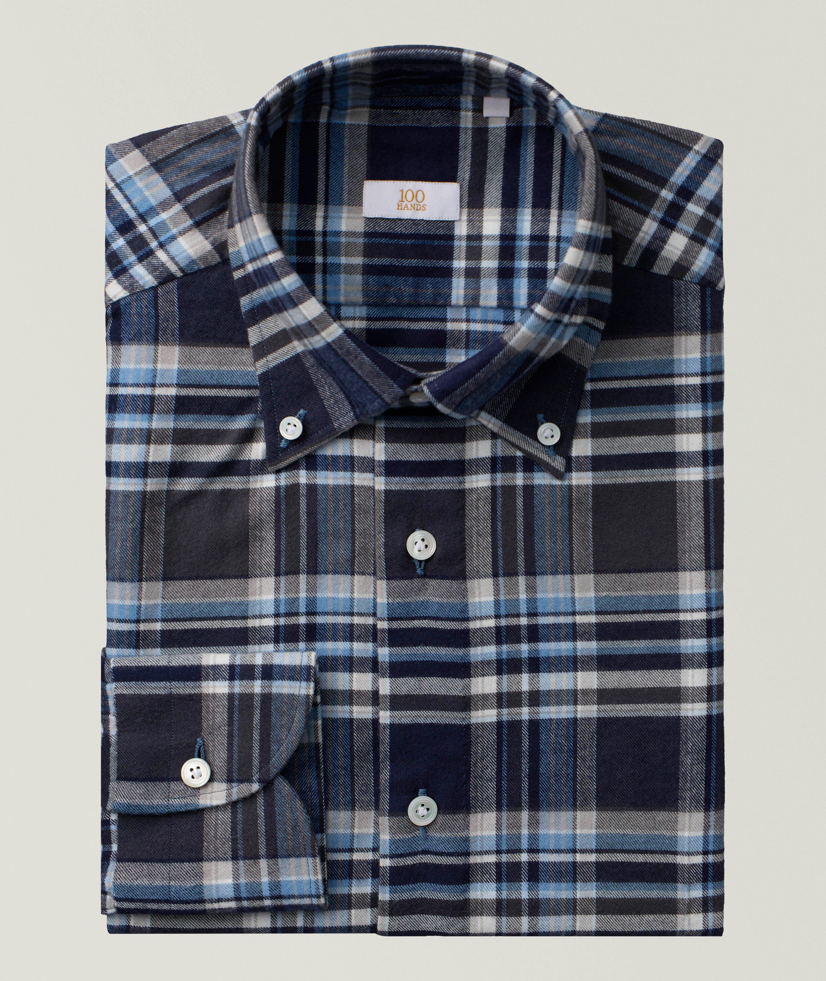 100 Hands Chemise habillée flanelle carreauté