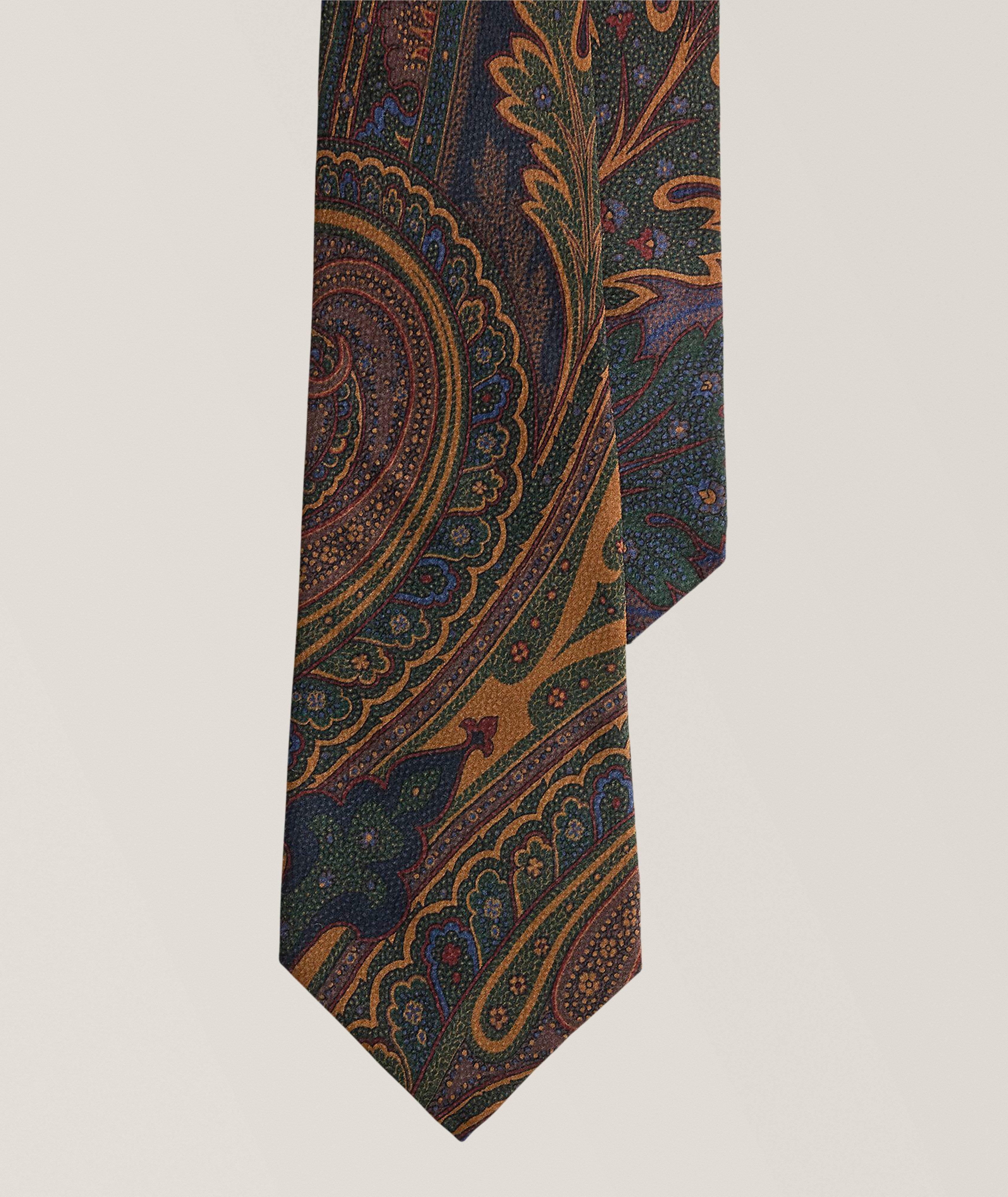 Ralph Lauren Purple Label Paisley Silk Tie | Ties, Pocket Squares