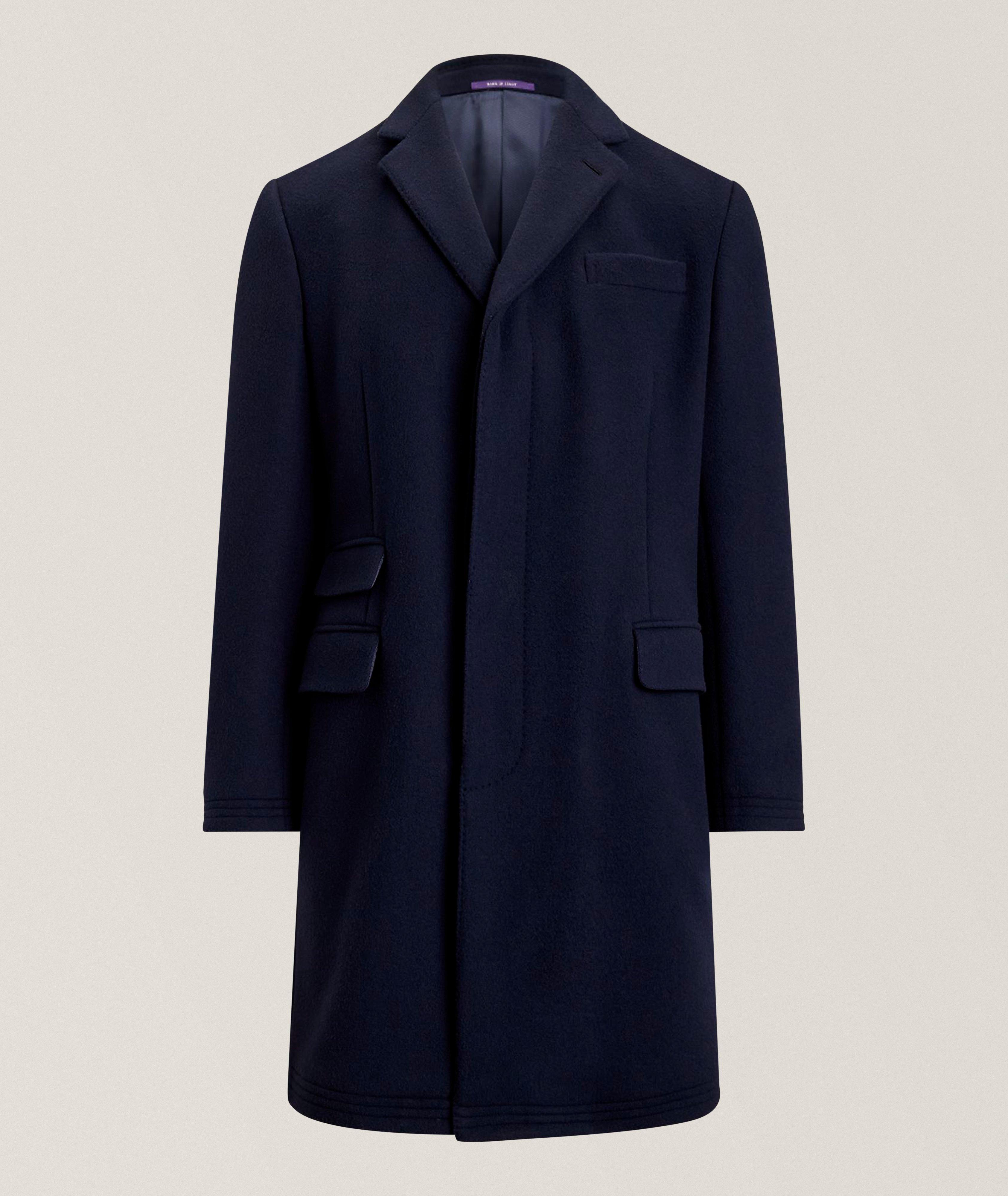 Ralph Lauren Purple Label Favola Wool-Blend Car Coat 