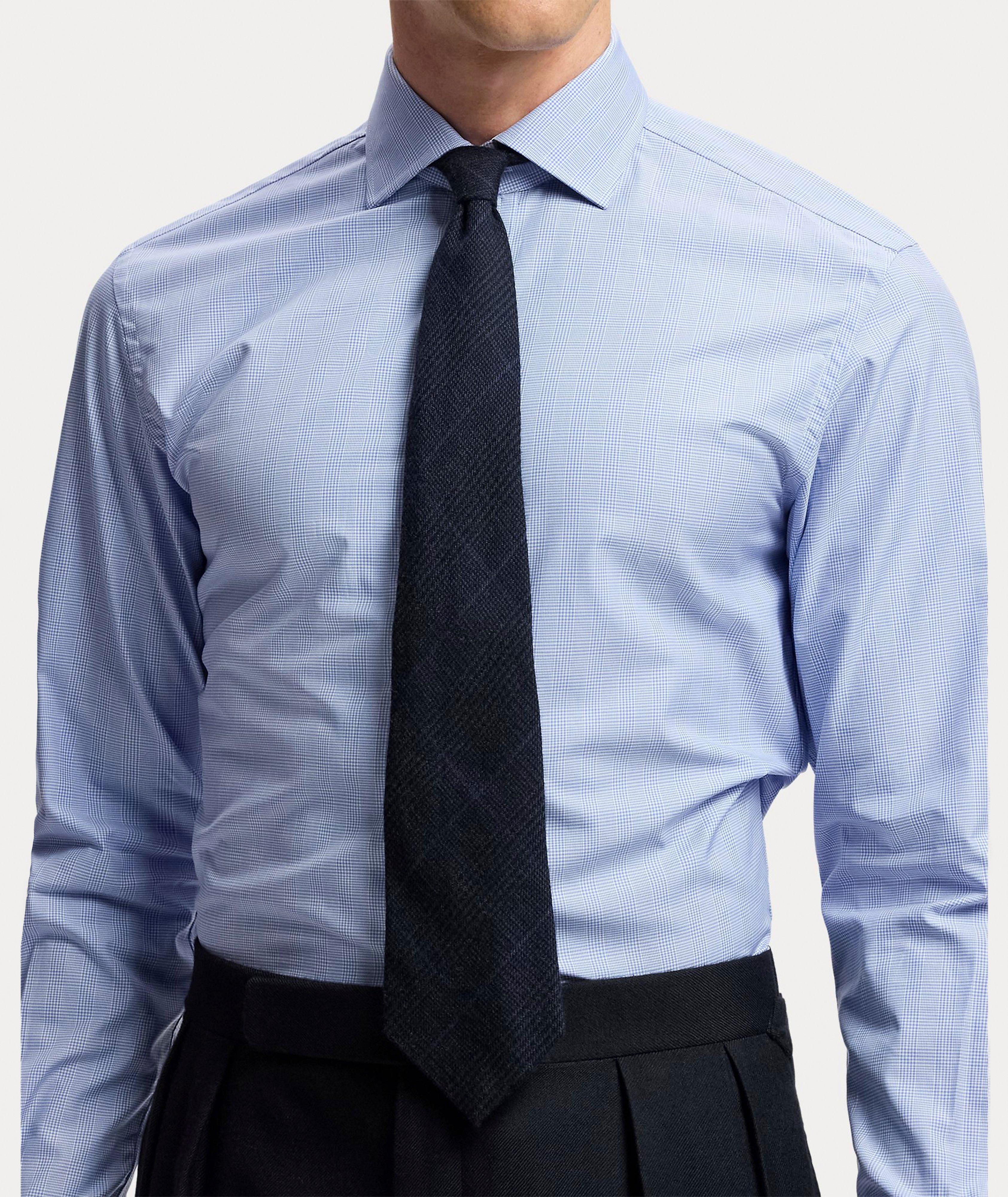 Checked Cashmere Tie image 2