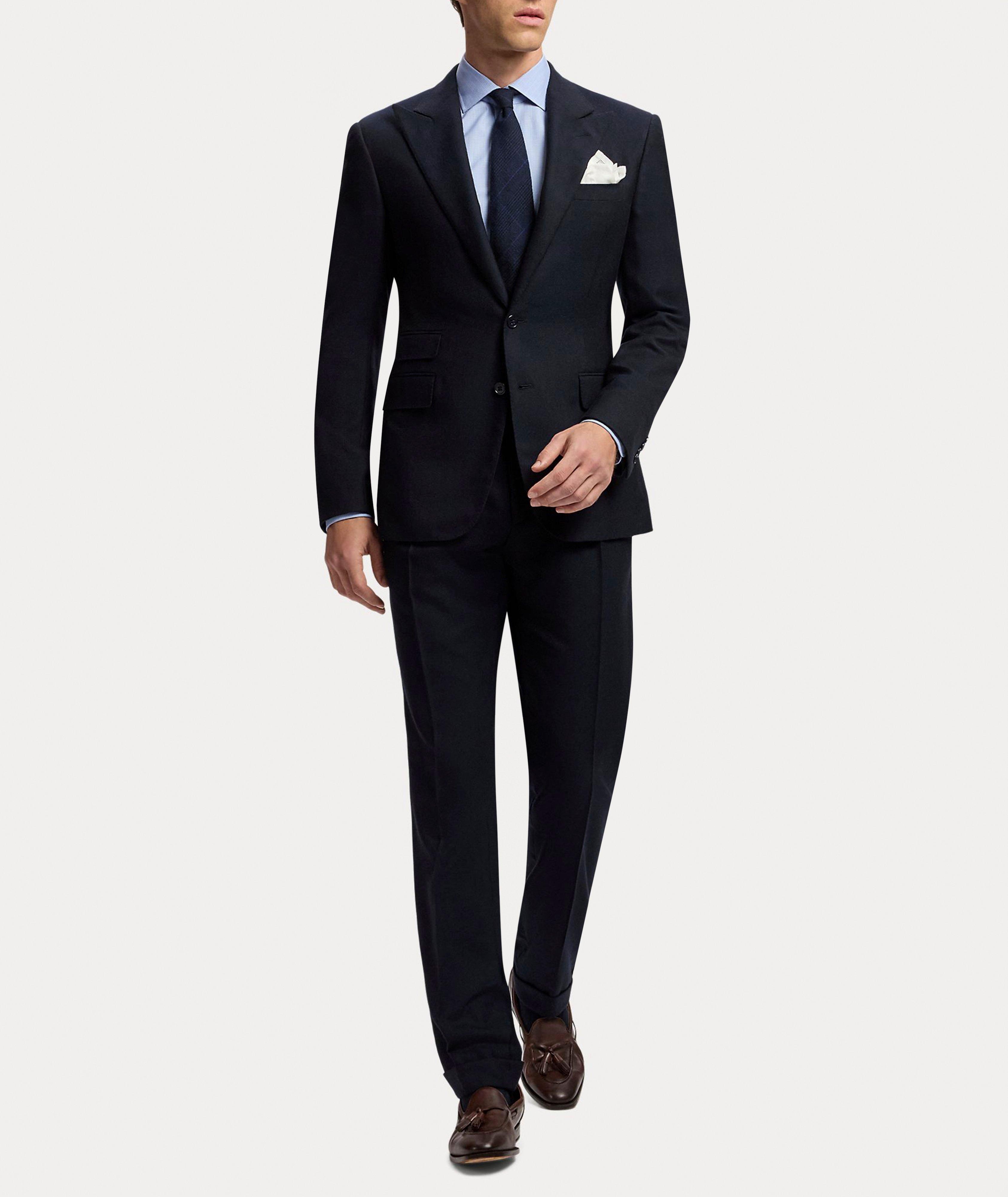 Brushed Cashmere Twill Suit Pants  image 5