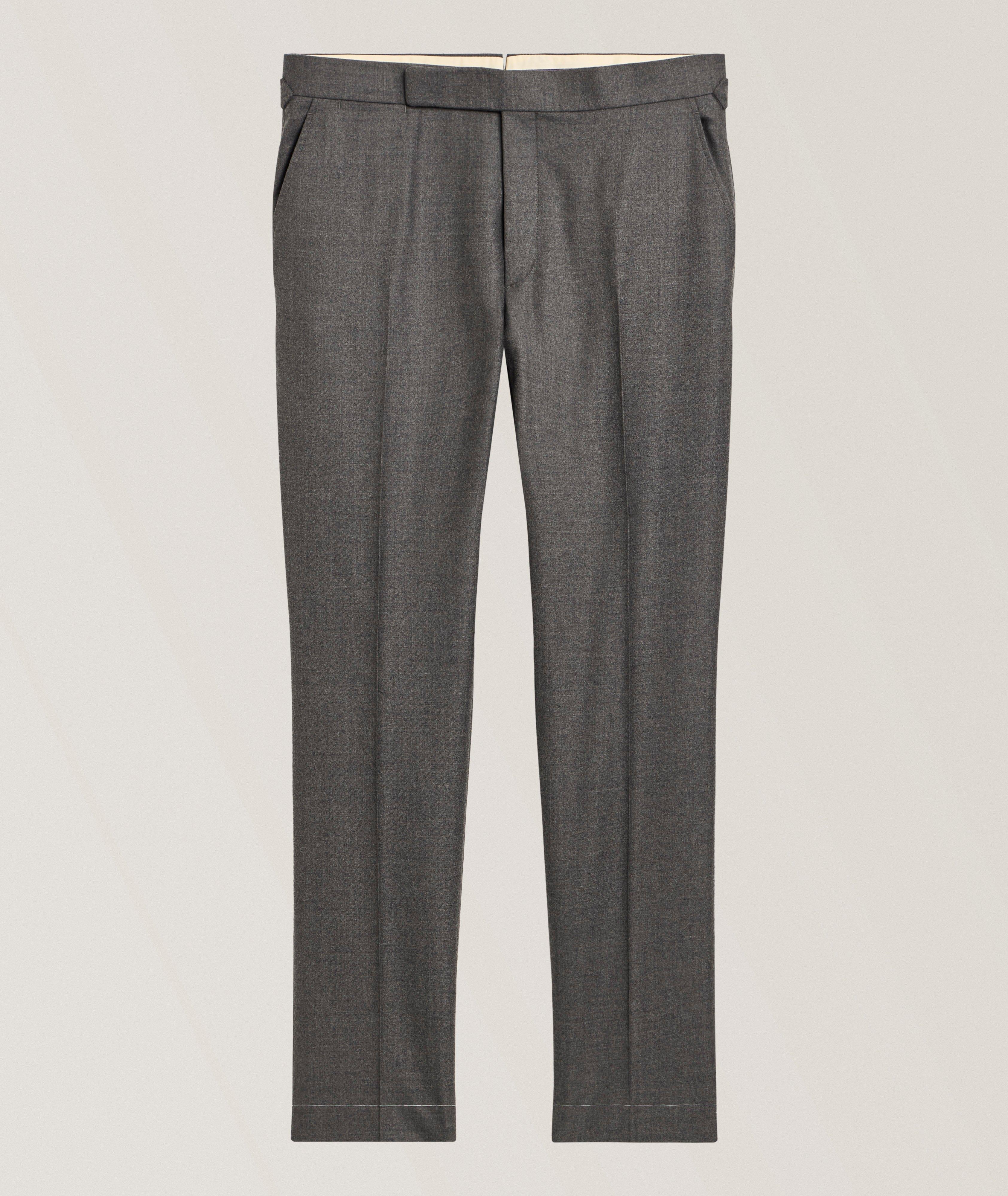 Worsted Flannel Tapered Dress Pants  image 0