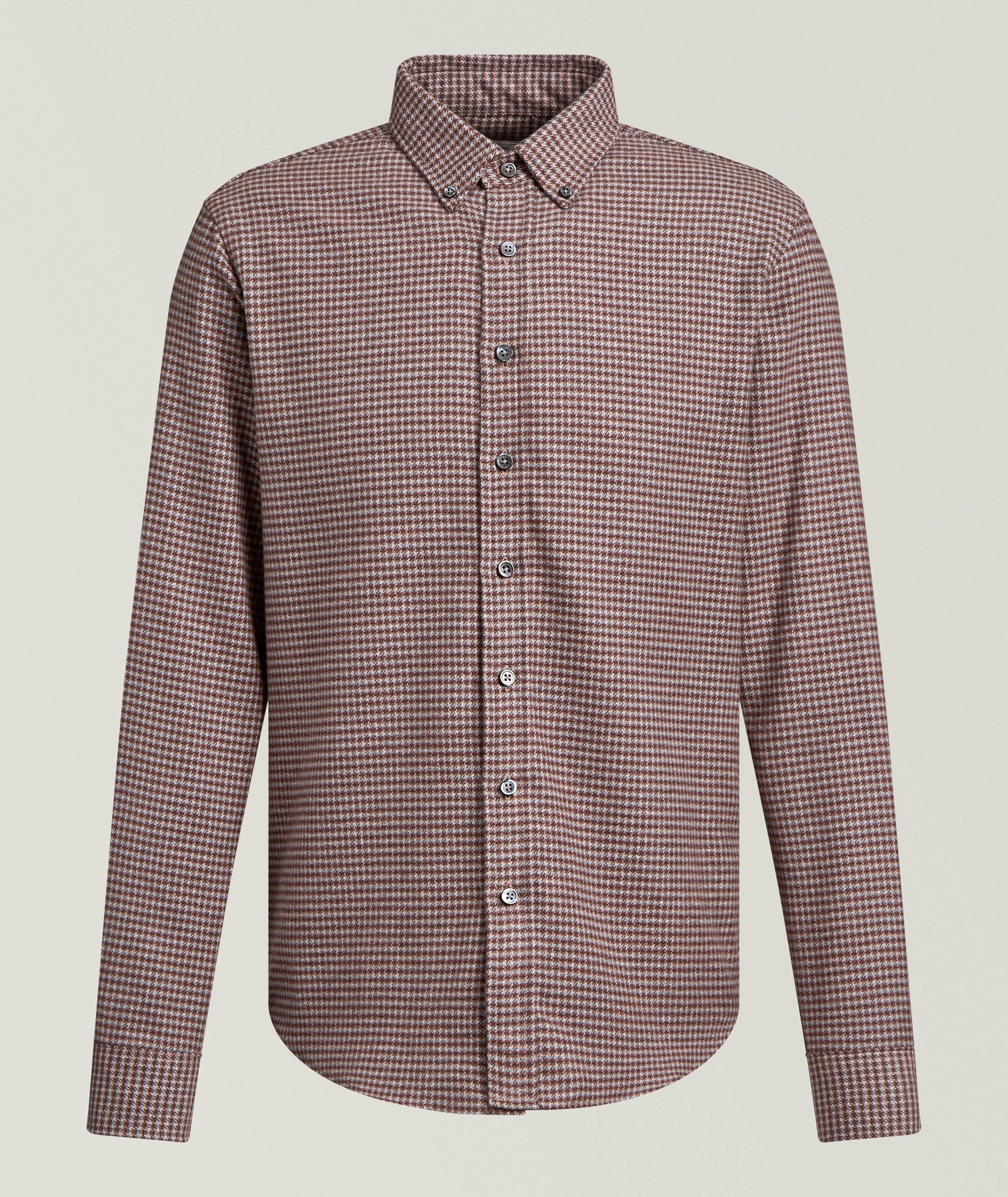 Micro-Check Flannel Shirt image 0