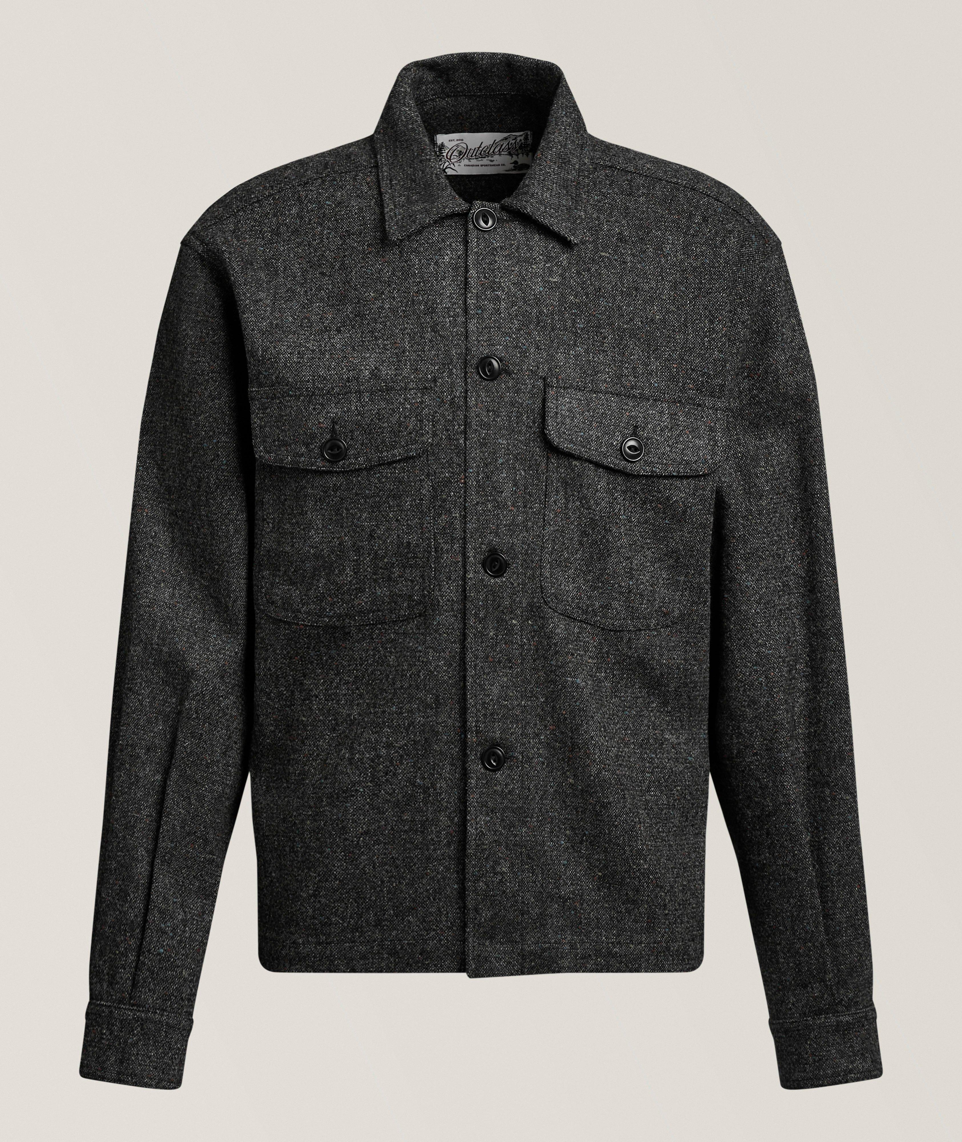 Outclass Surchemise laine-mélange mouchetée