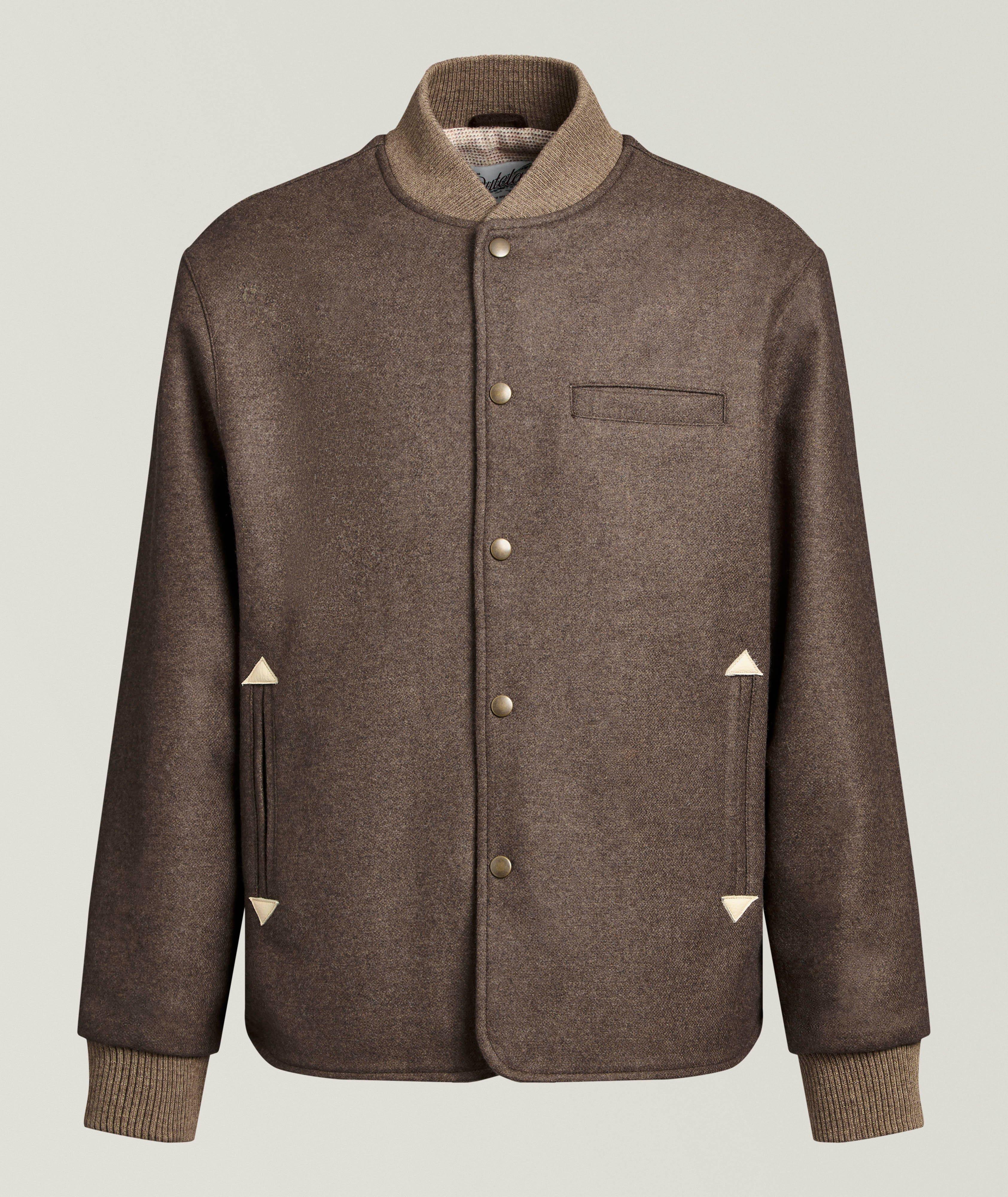 Outclass Wool-Blend Stadium Jacket 