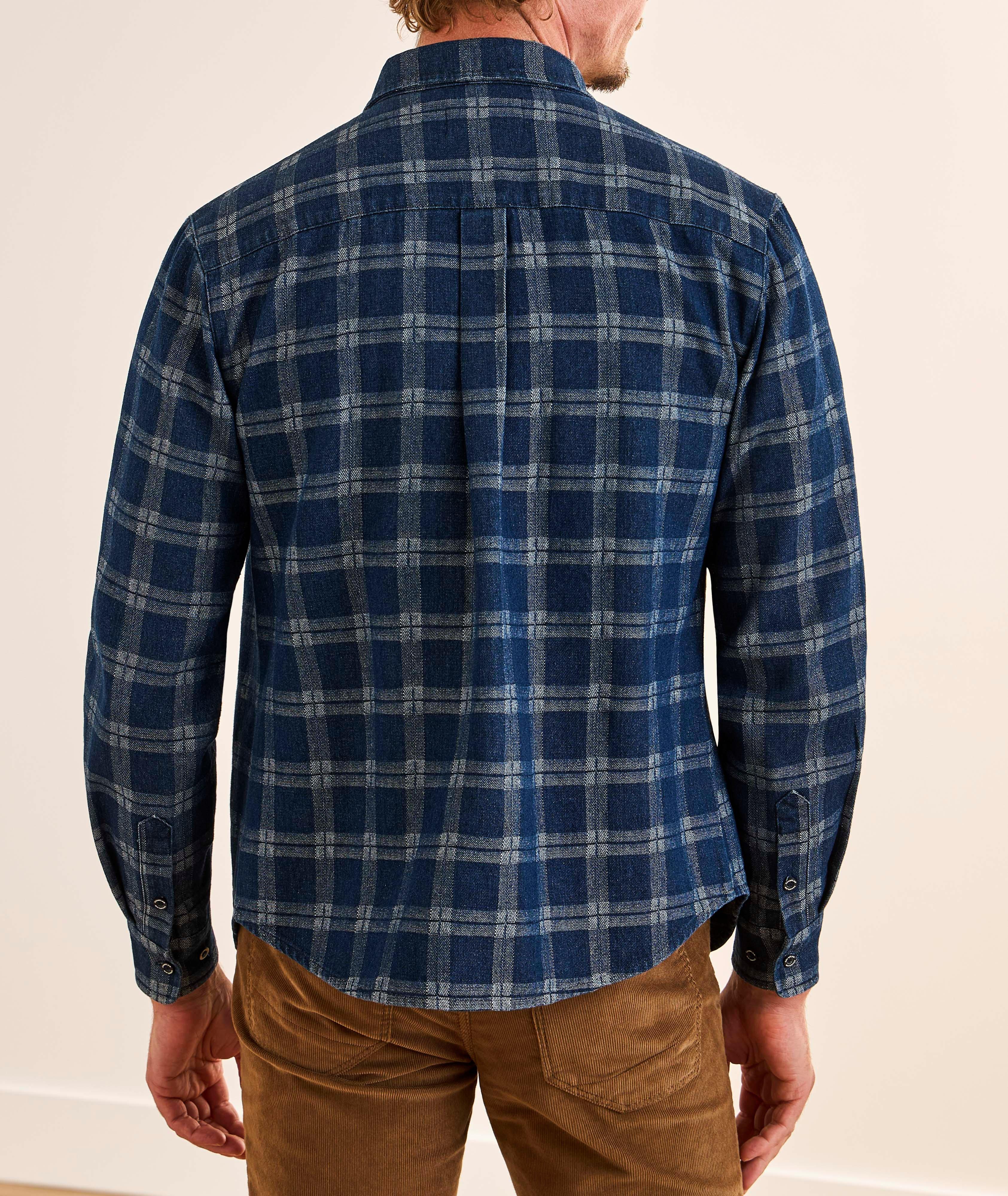 Check Cotton Denim Shirt image 2