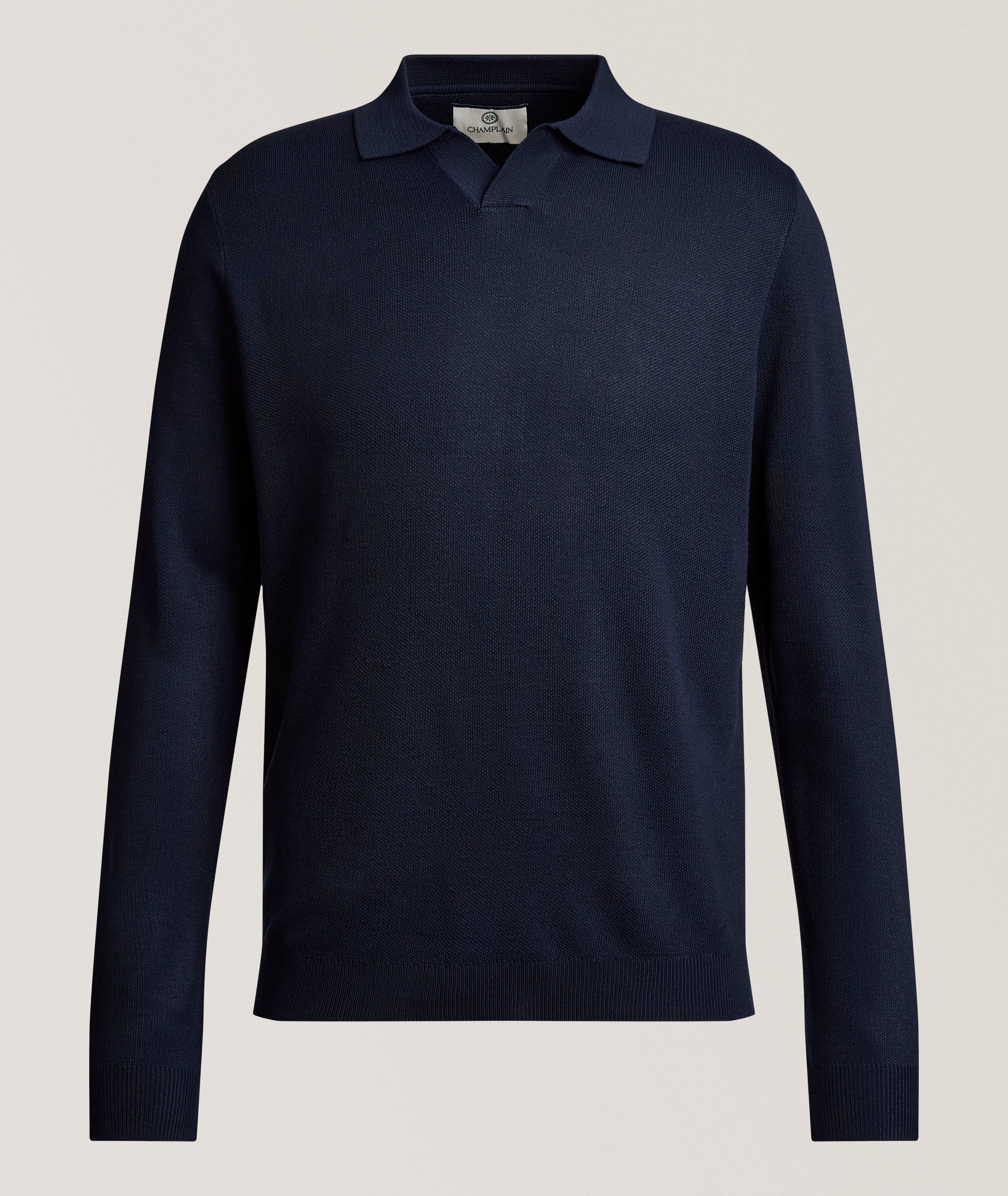 Champlain Johnny Collar Knit Polo 