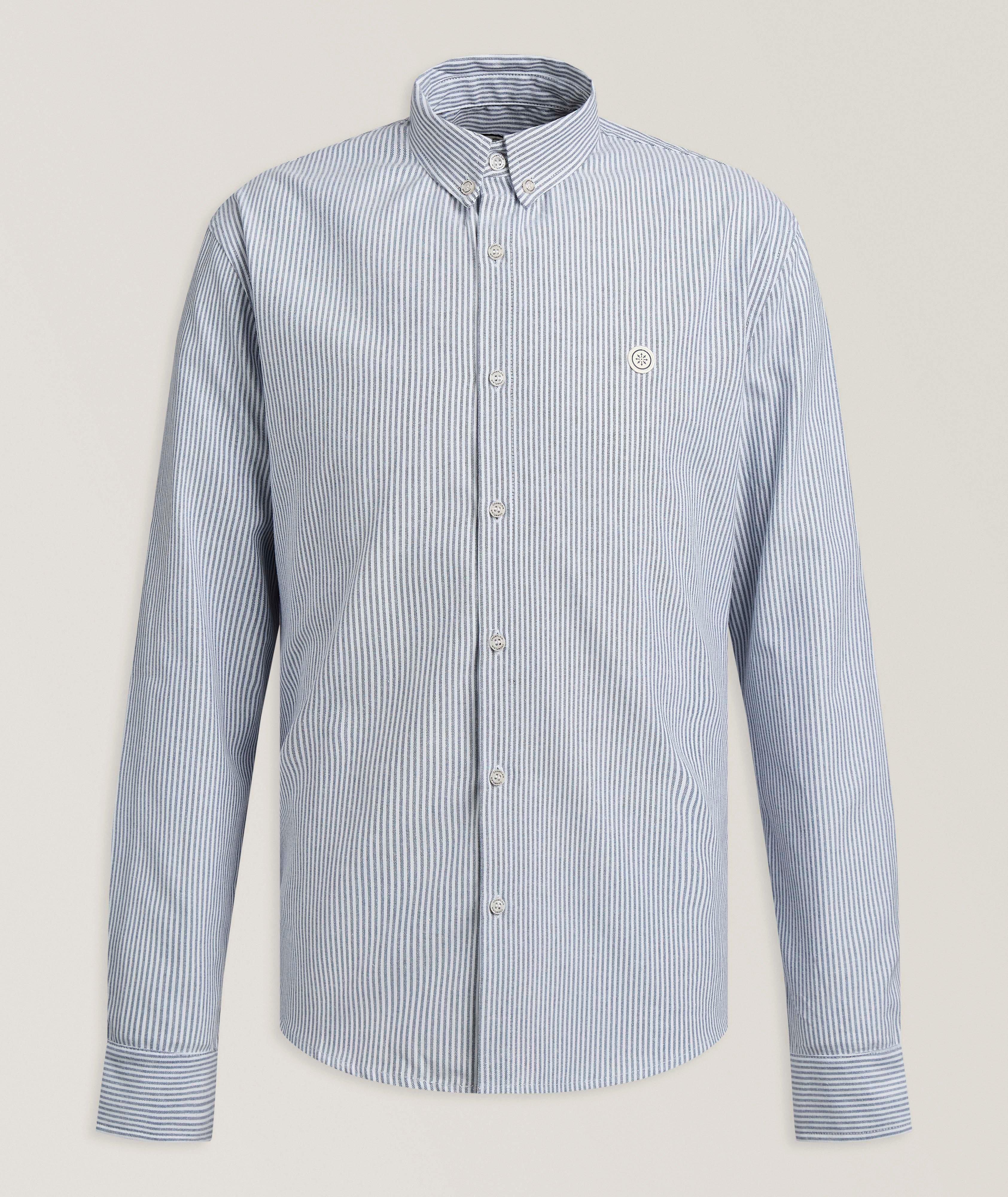 Champlain Striped Cotton-Blend Shirt