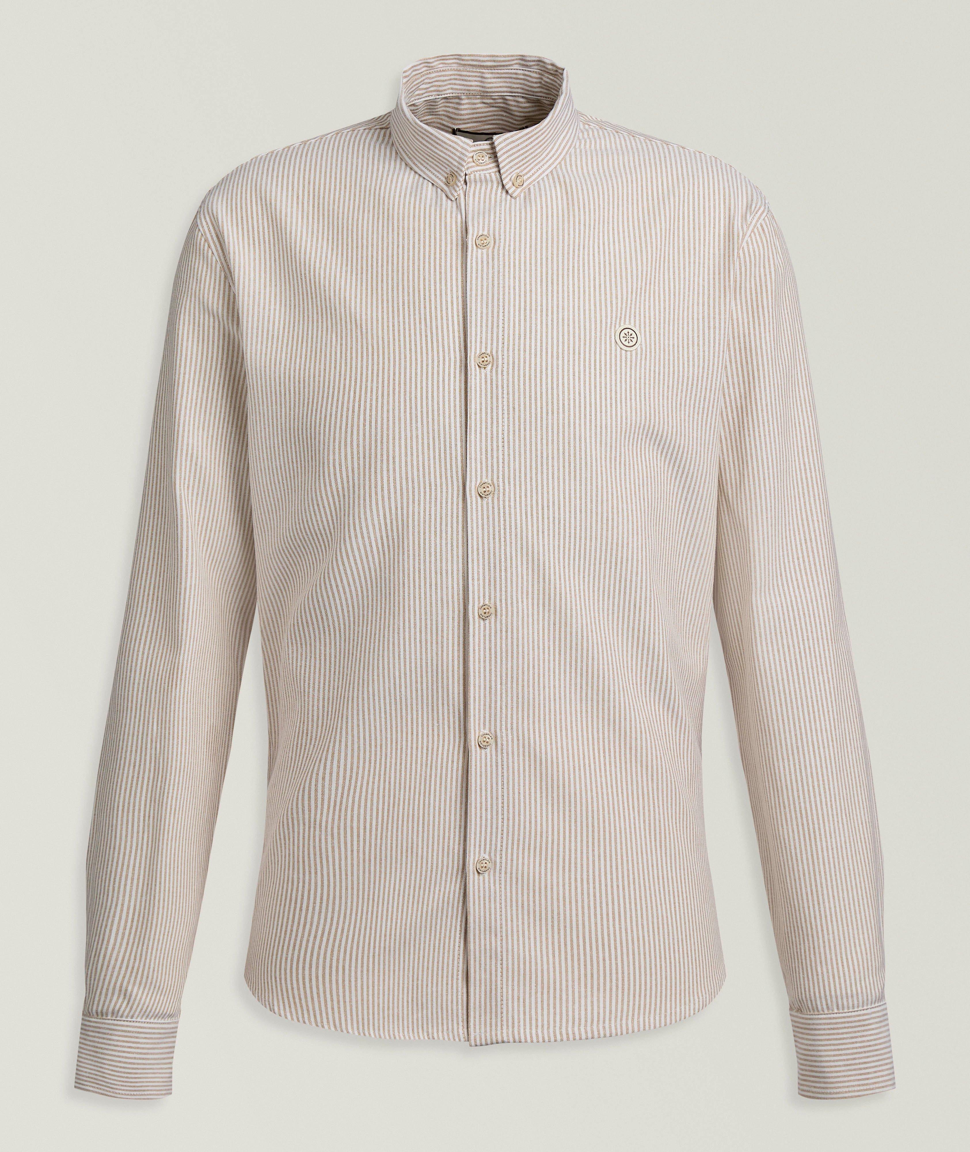 Champlain Striped Cotton-Blend Shirt