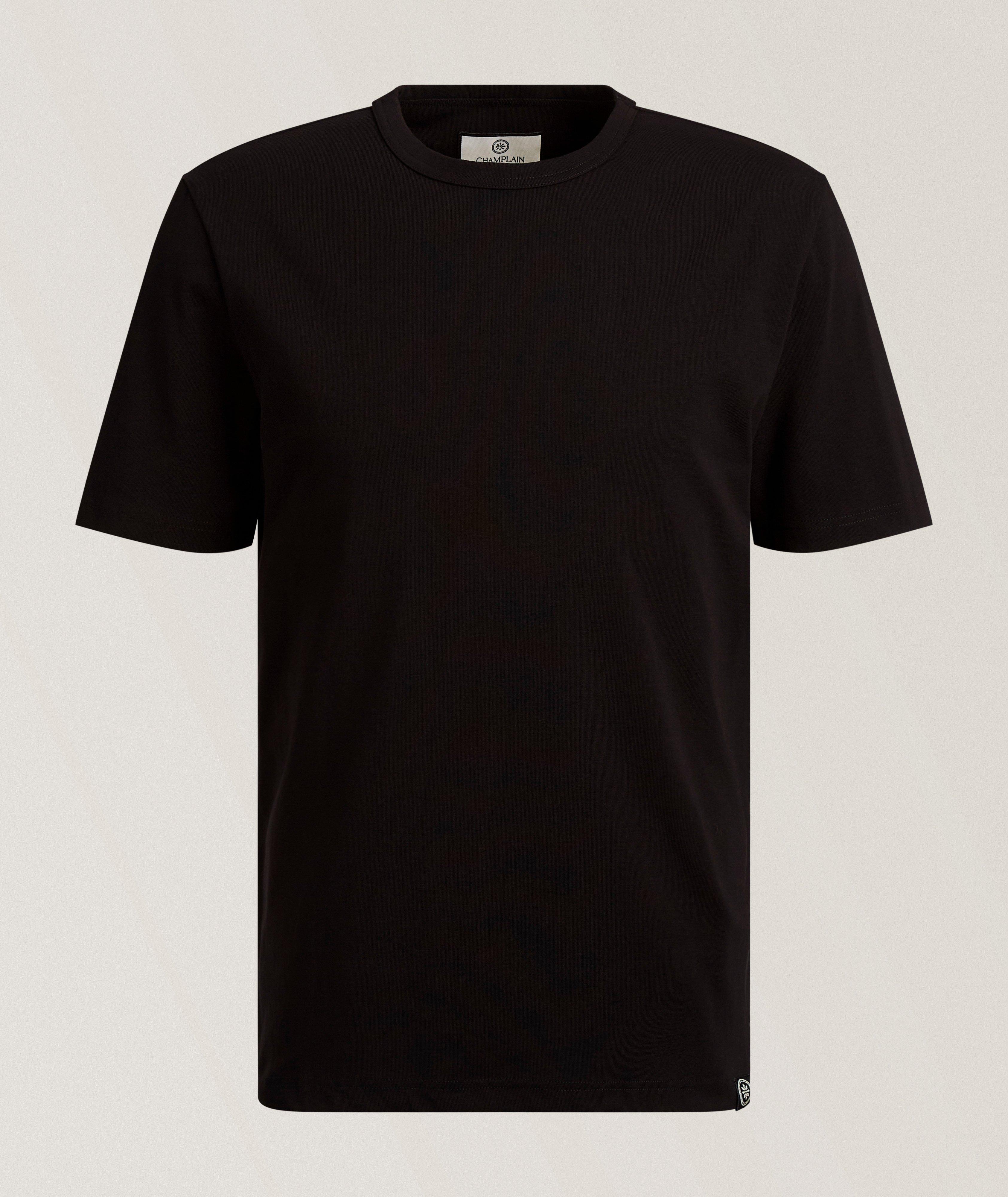 Stretch-Cotton Crewneck T-Shirt image 0