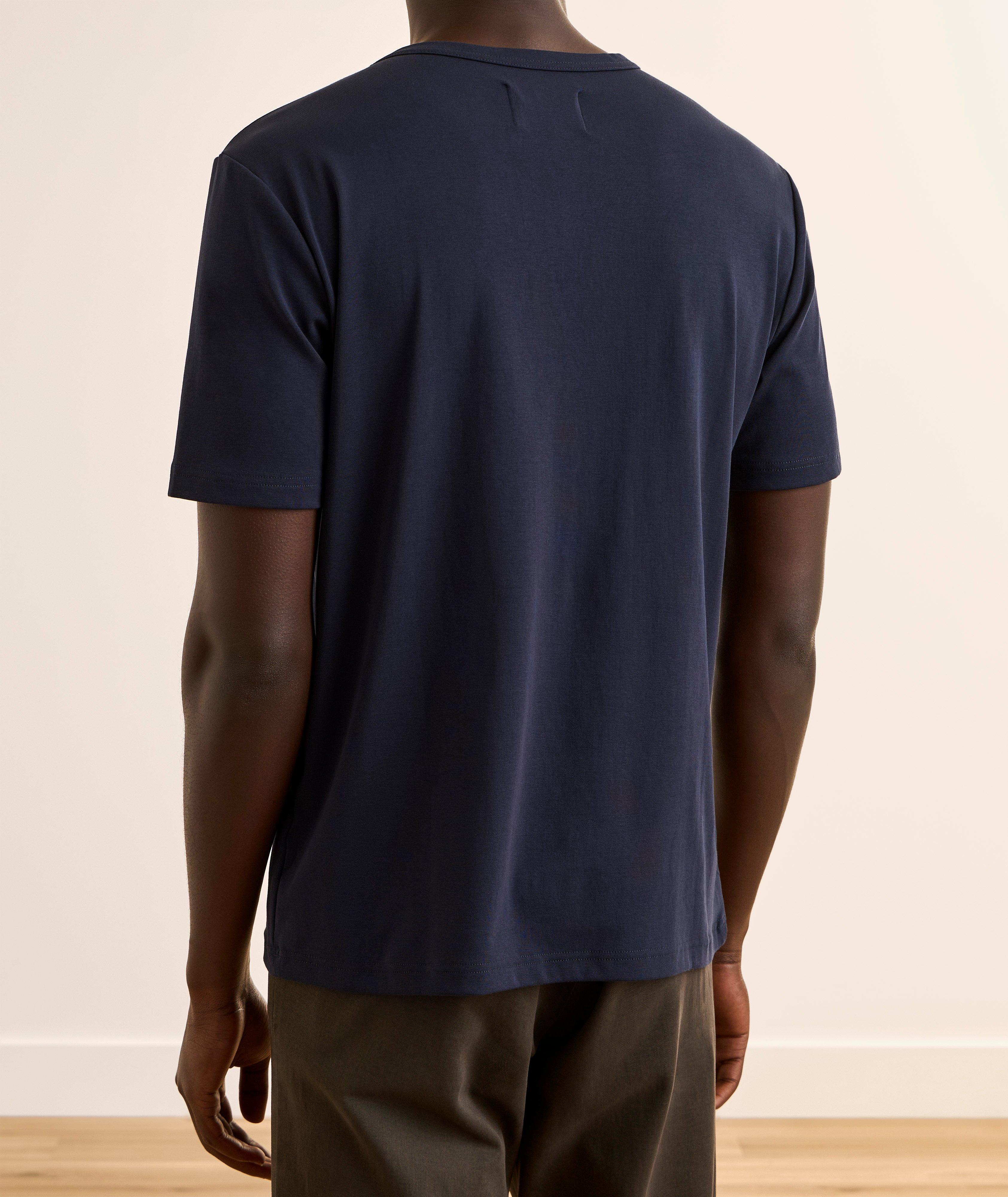 Stretch-Cotton Crewneck T-Shirt image 2