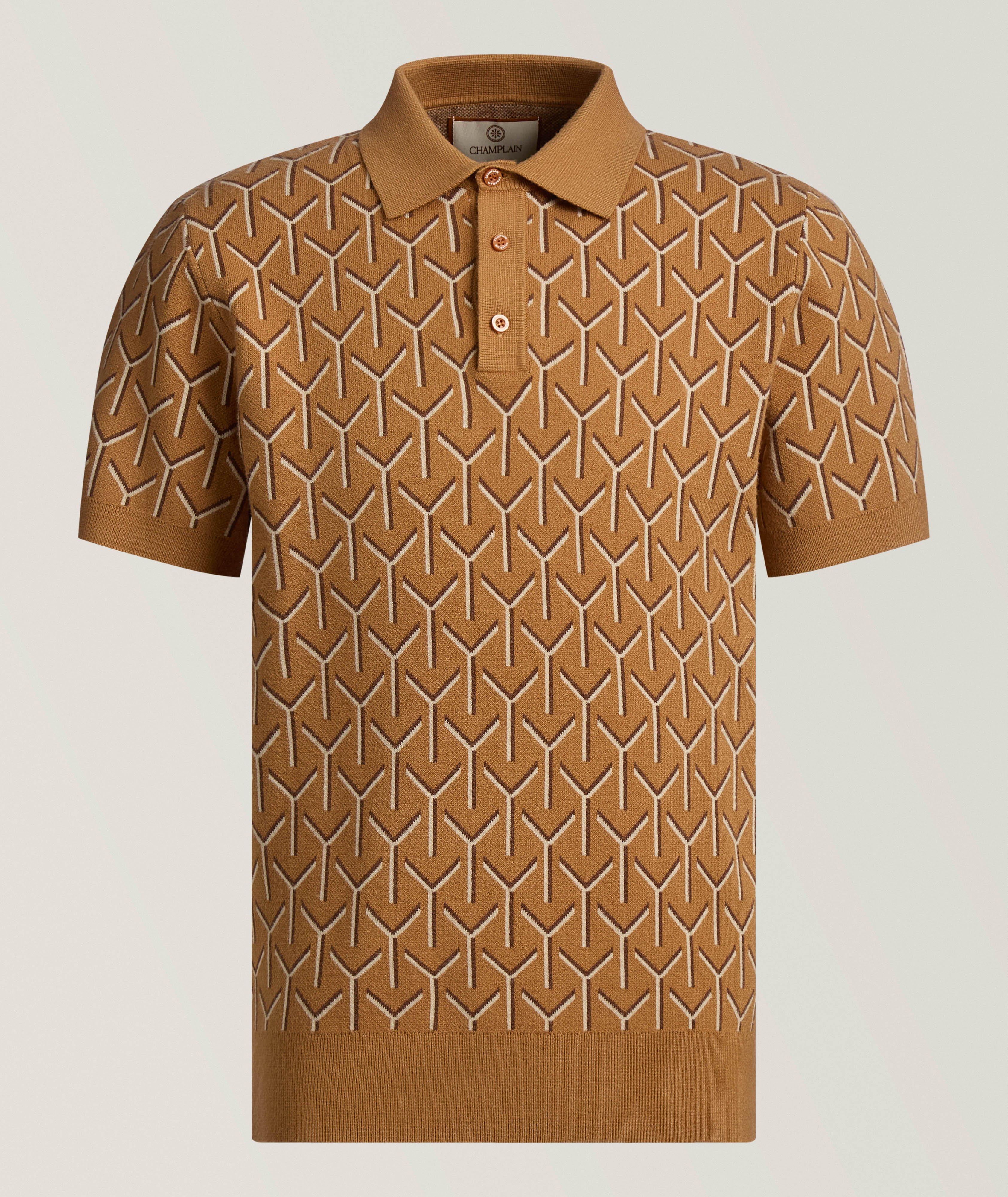 Champlain Chevron Knit Polo