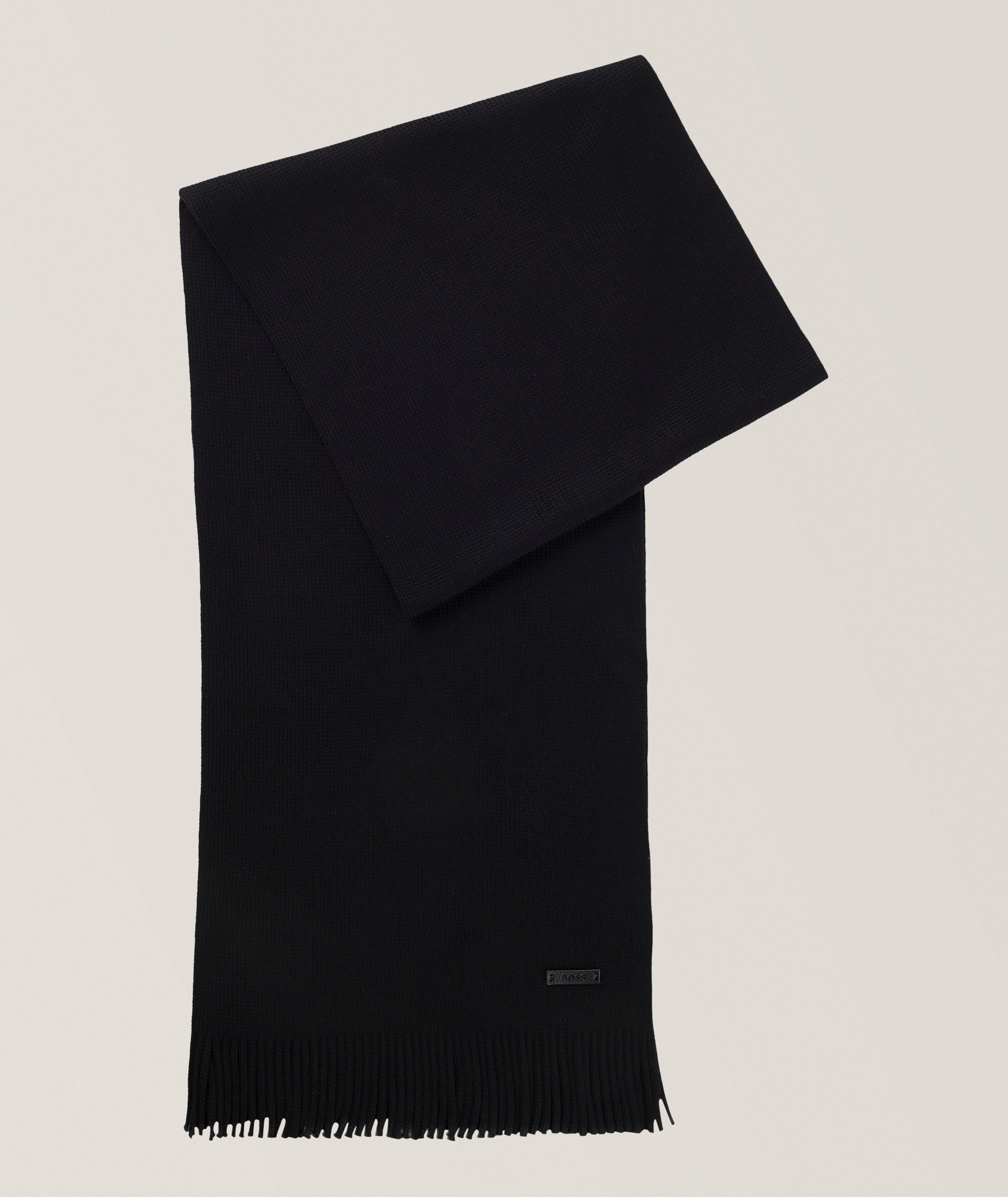 BOSS Albas Virgin Wool Scarf