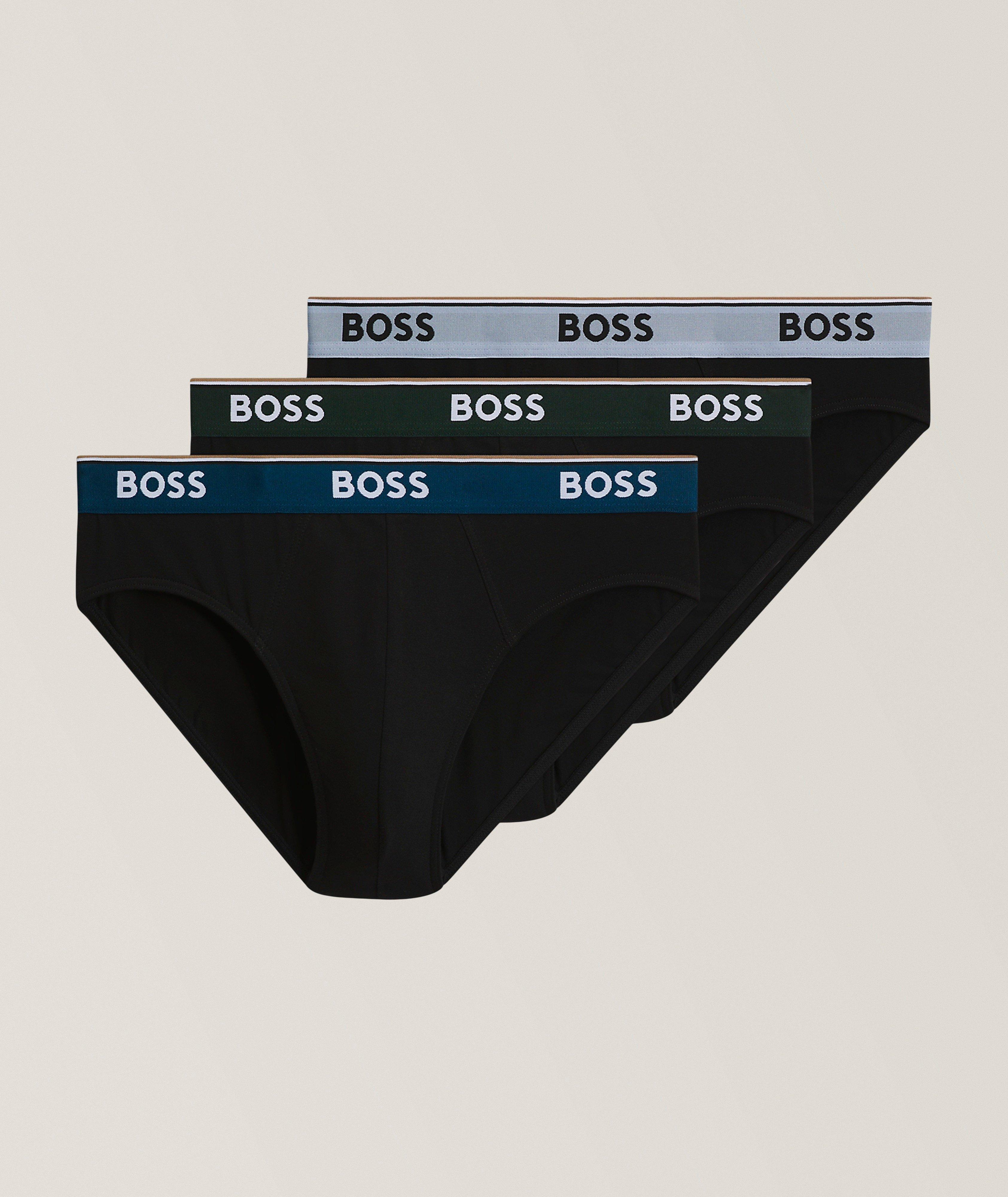 BOSS 3-Pack Stretch-Cotton Briefs 