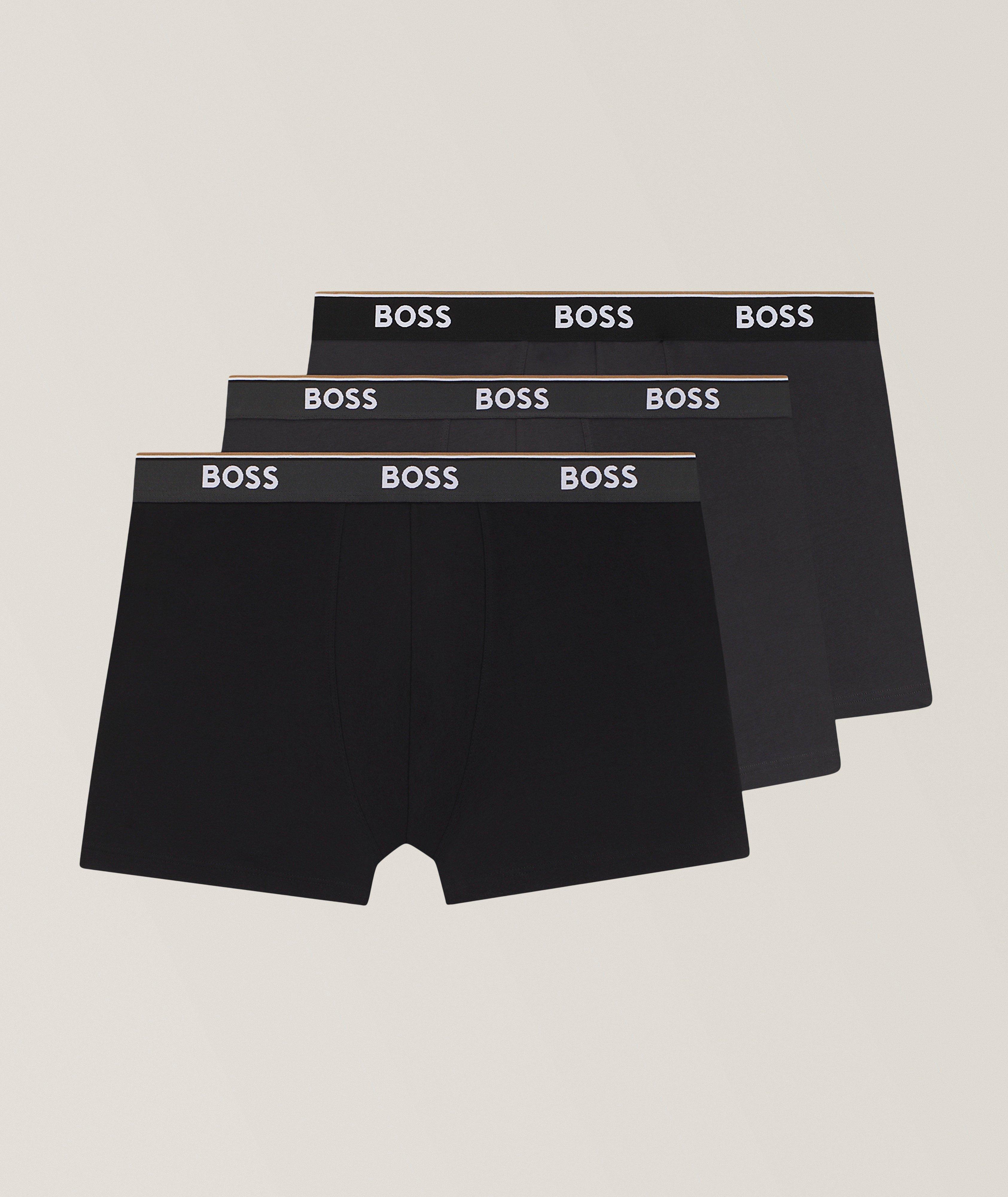 BOSS 3-Pack Stretch-Cotton Boxer Briefs 