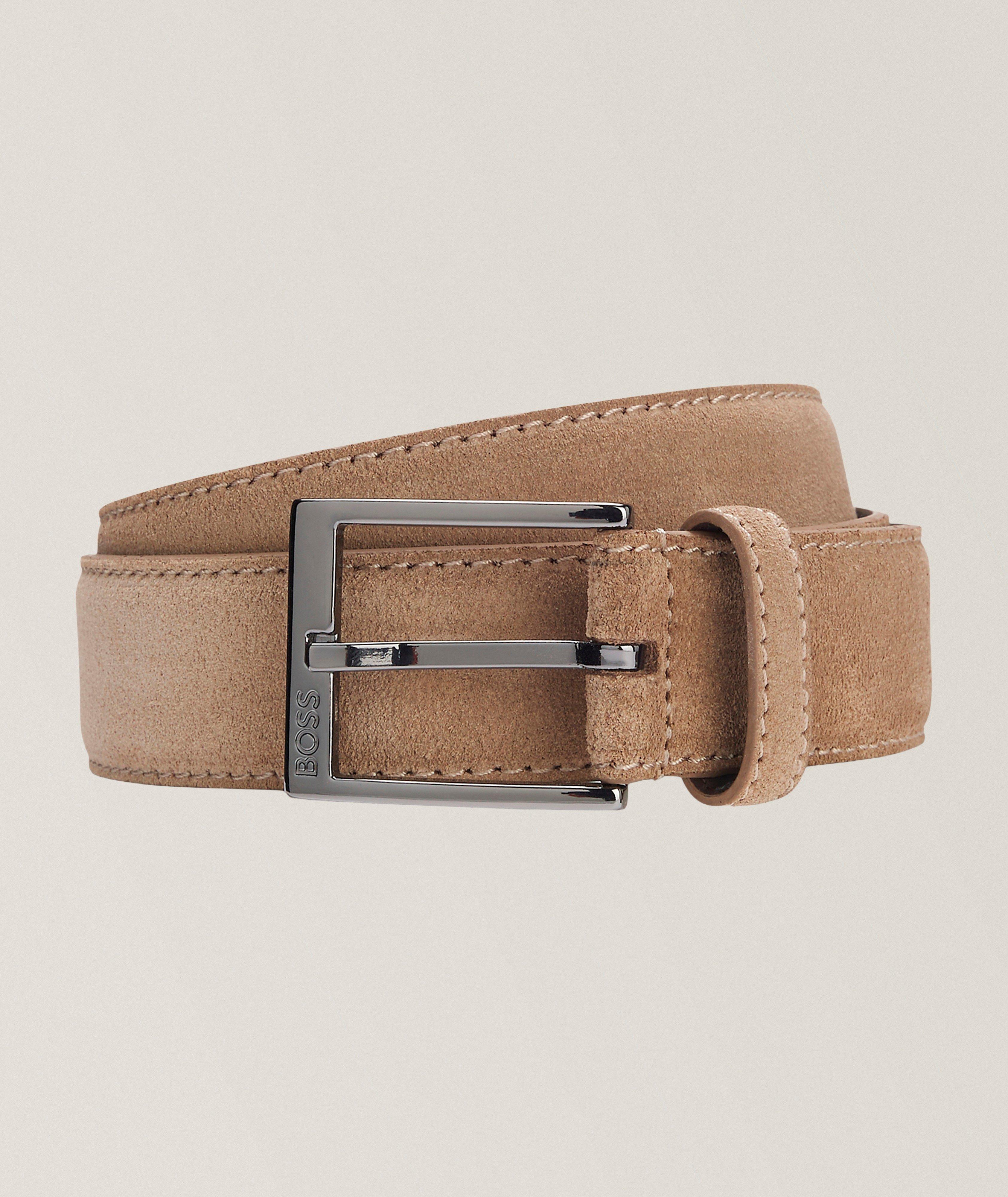 BOSS Elloy Suede Belt 