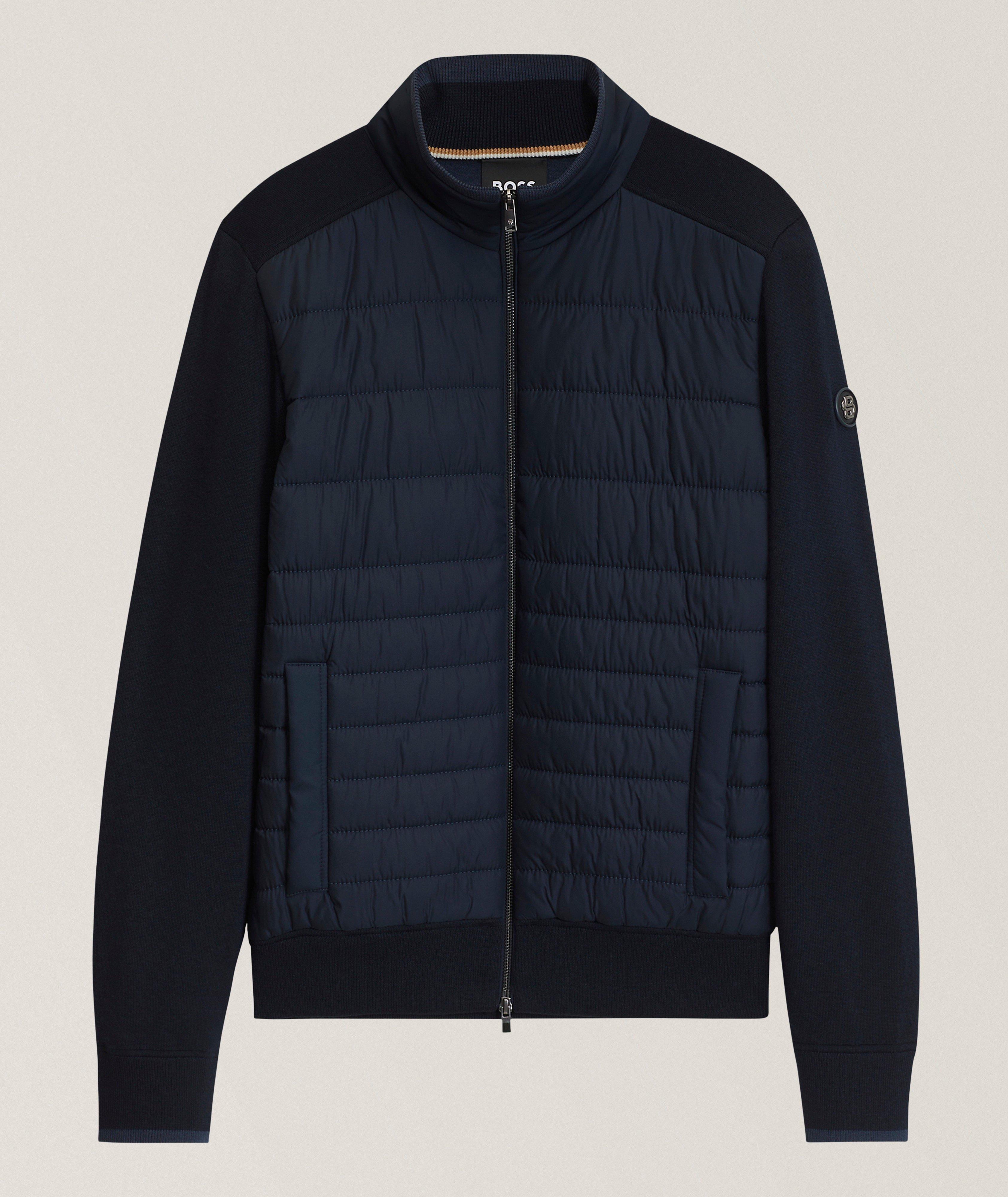 BOSS Veste laine hybride Facente