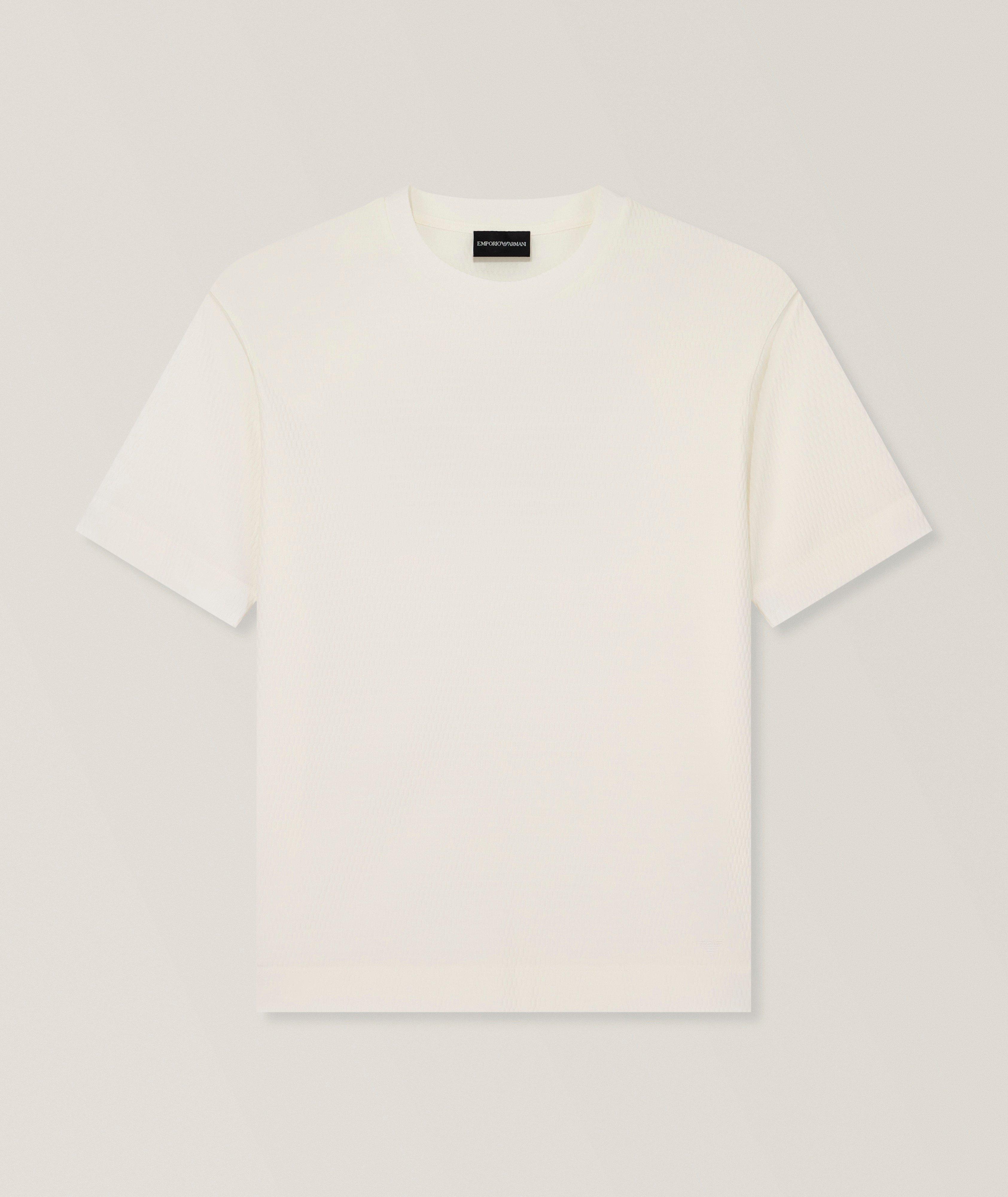 Jacquard Geometric Jersey T-Shirt image 0