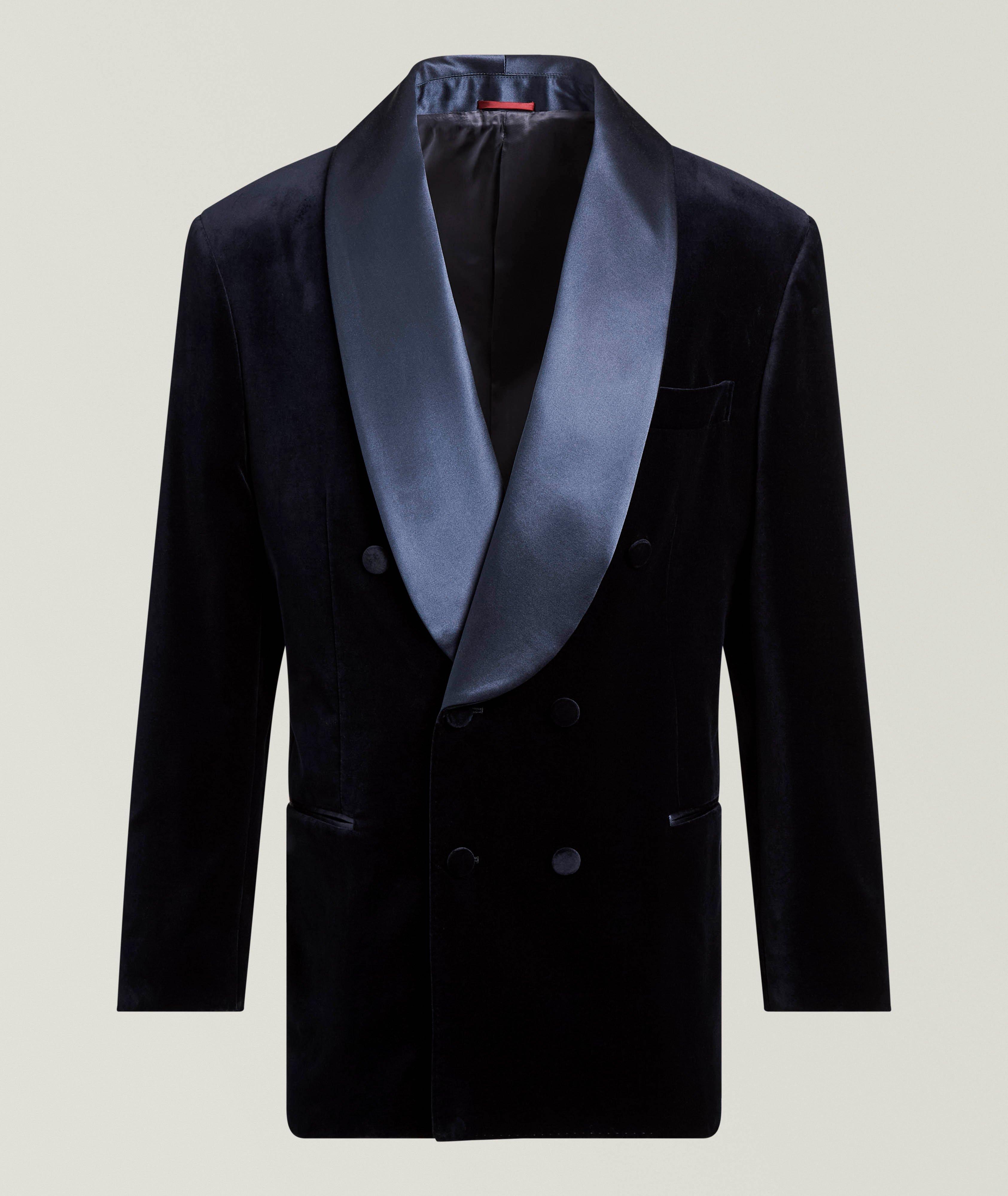 Brunello Cucinelli Velvet Shawl Tuxedo Jacket